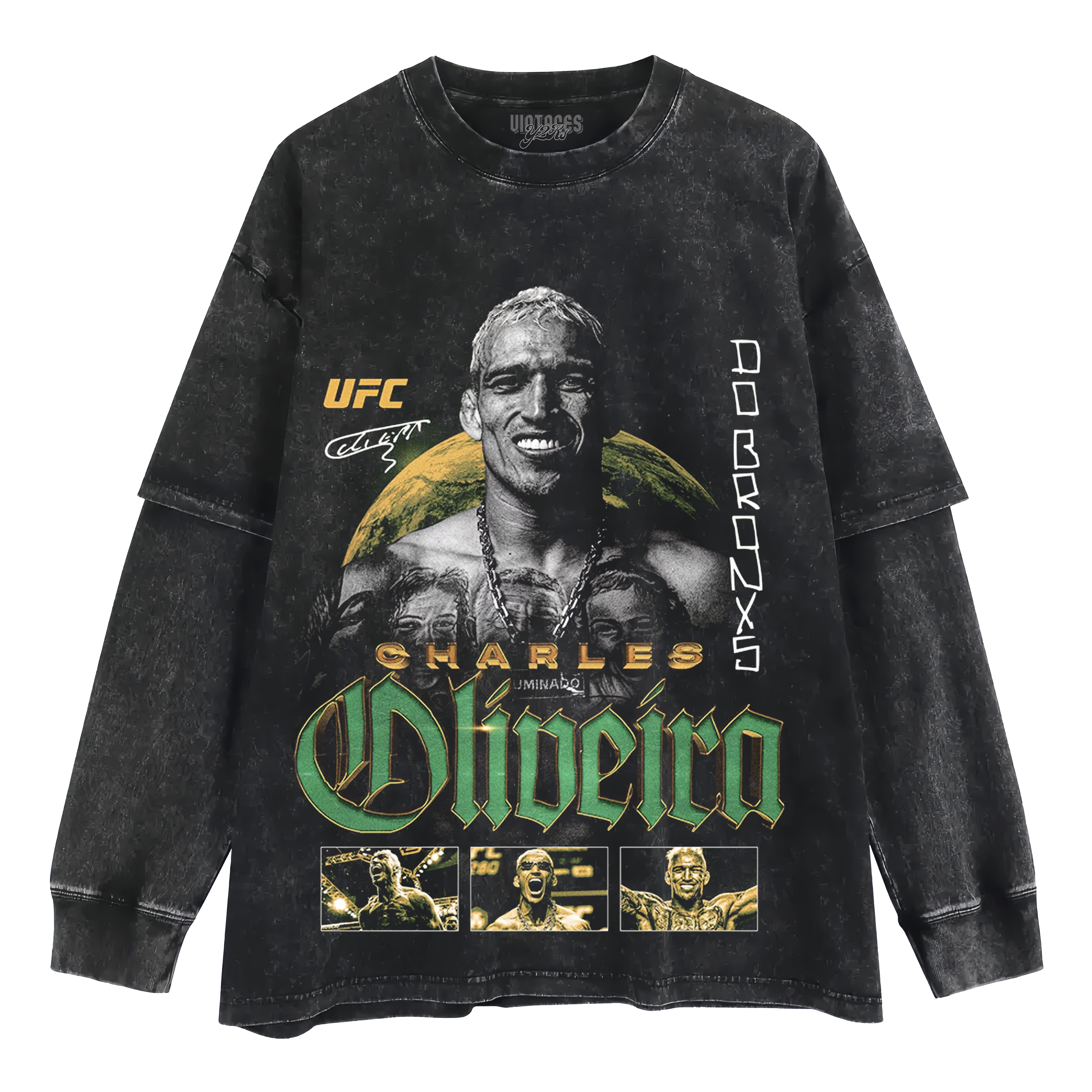 CHARLES OLIVEIRA BOXY LAYERED LONG SLEEVE