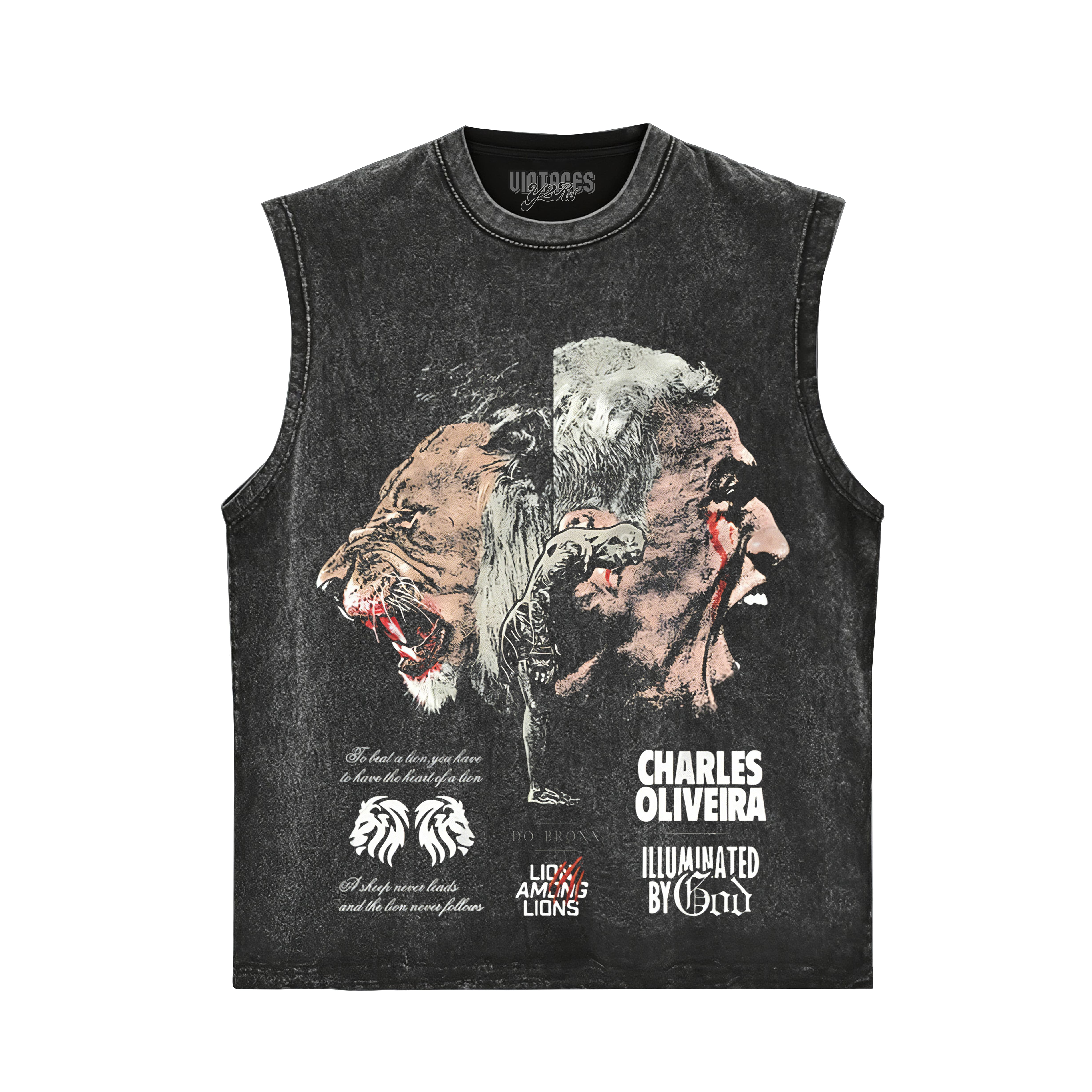 CHARLES OLIVEIRA LION AMONG LIONS TANK TOP