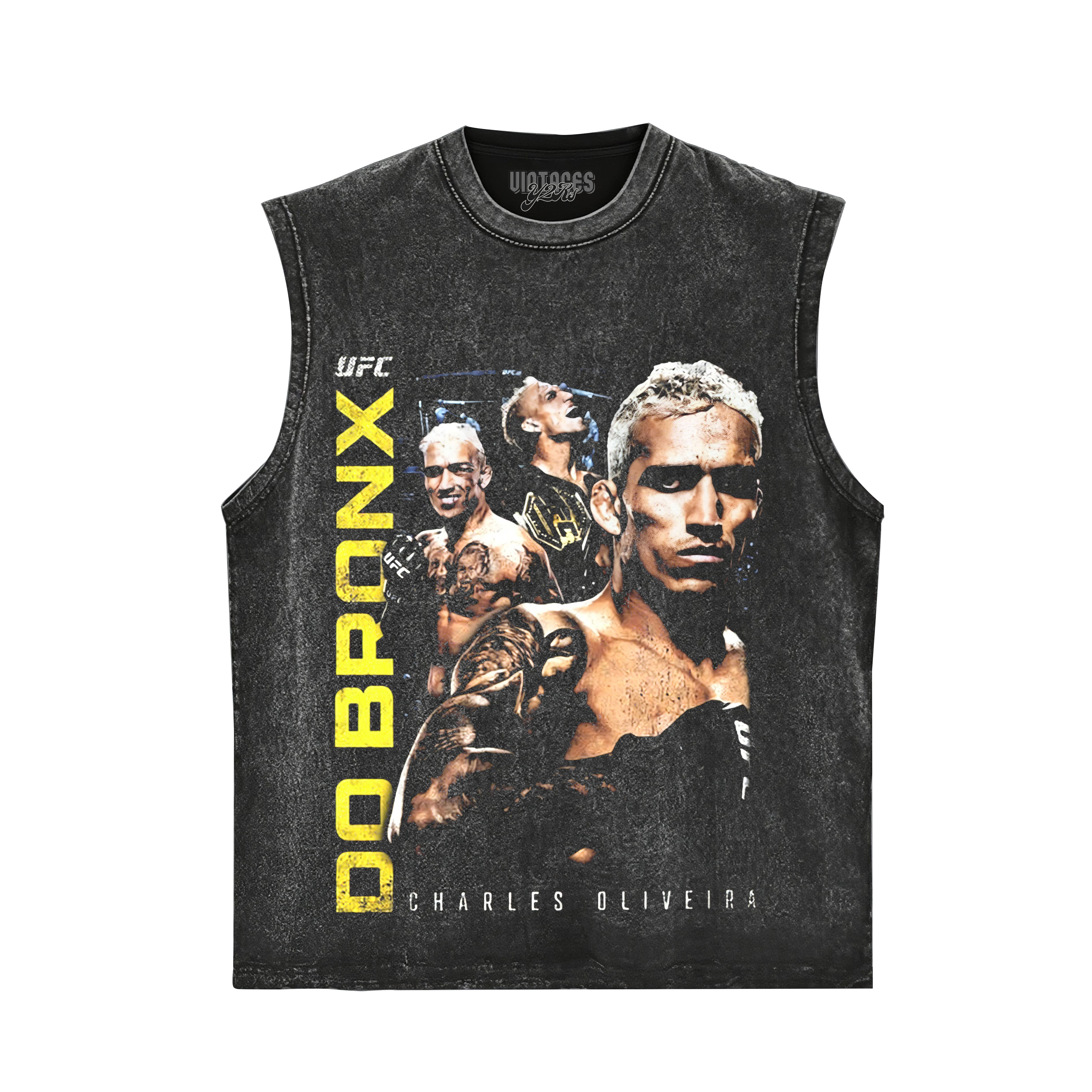 CHARLES OLIVEIRA RETRO VINTAGE TANK TOP