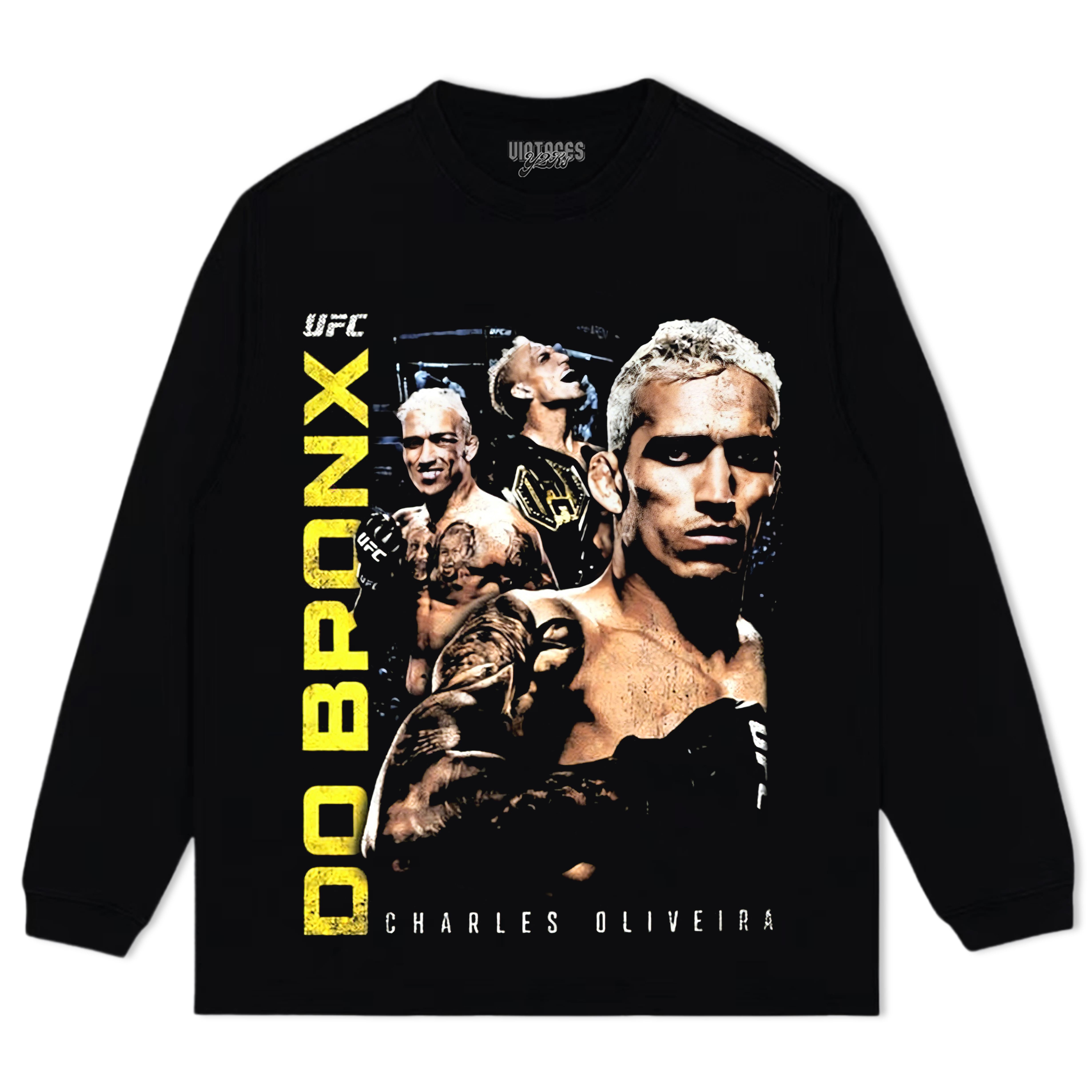 CHARLES OLIVEIRA RETRO VINTAGE TEE & LS & HOODIE