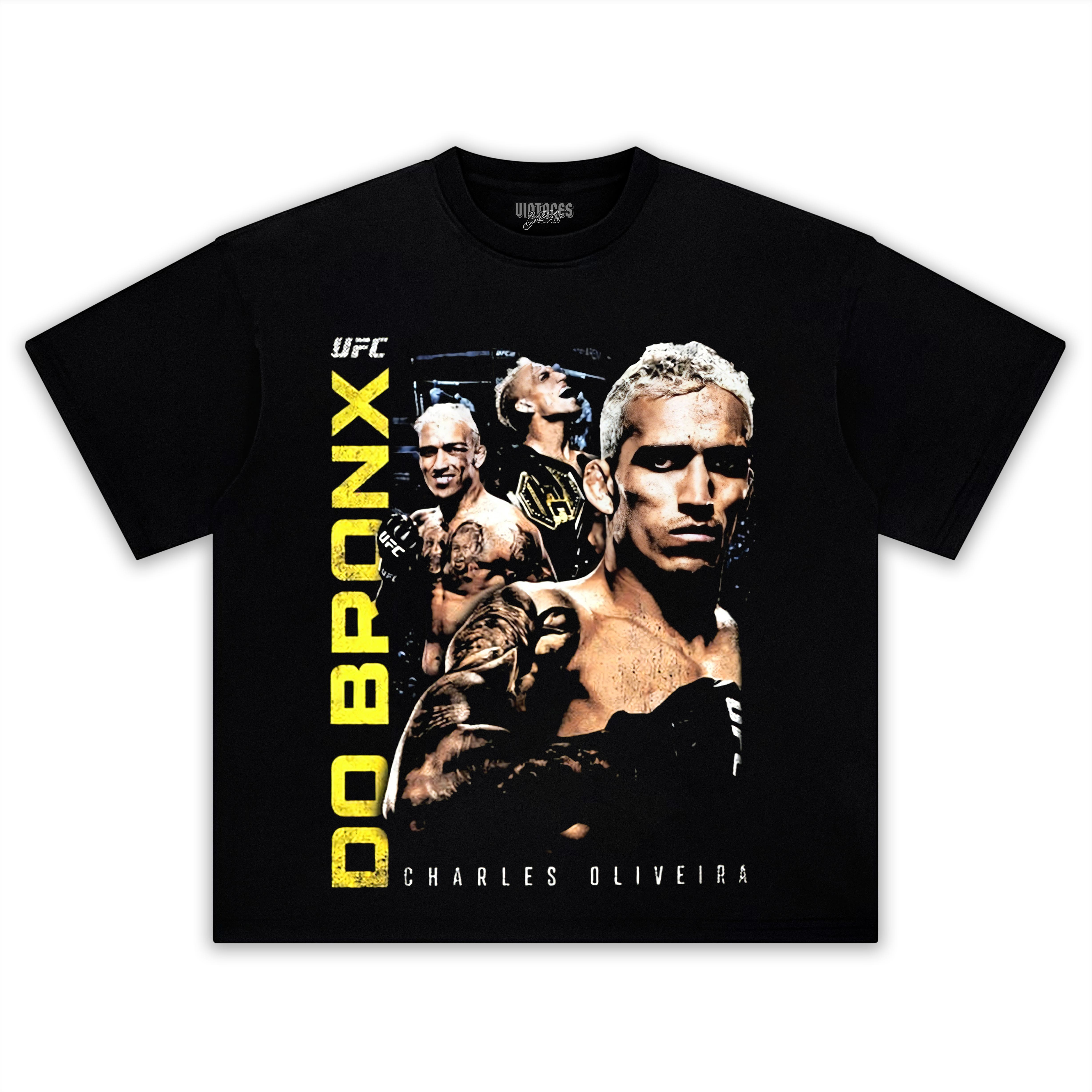 CHARLES OLIVEIRA RETRO VINTAGE TEE & LS & HOODIE