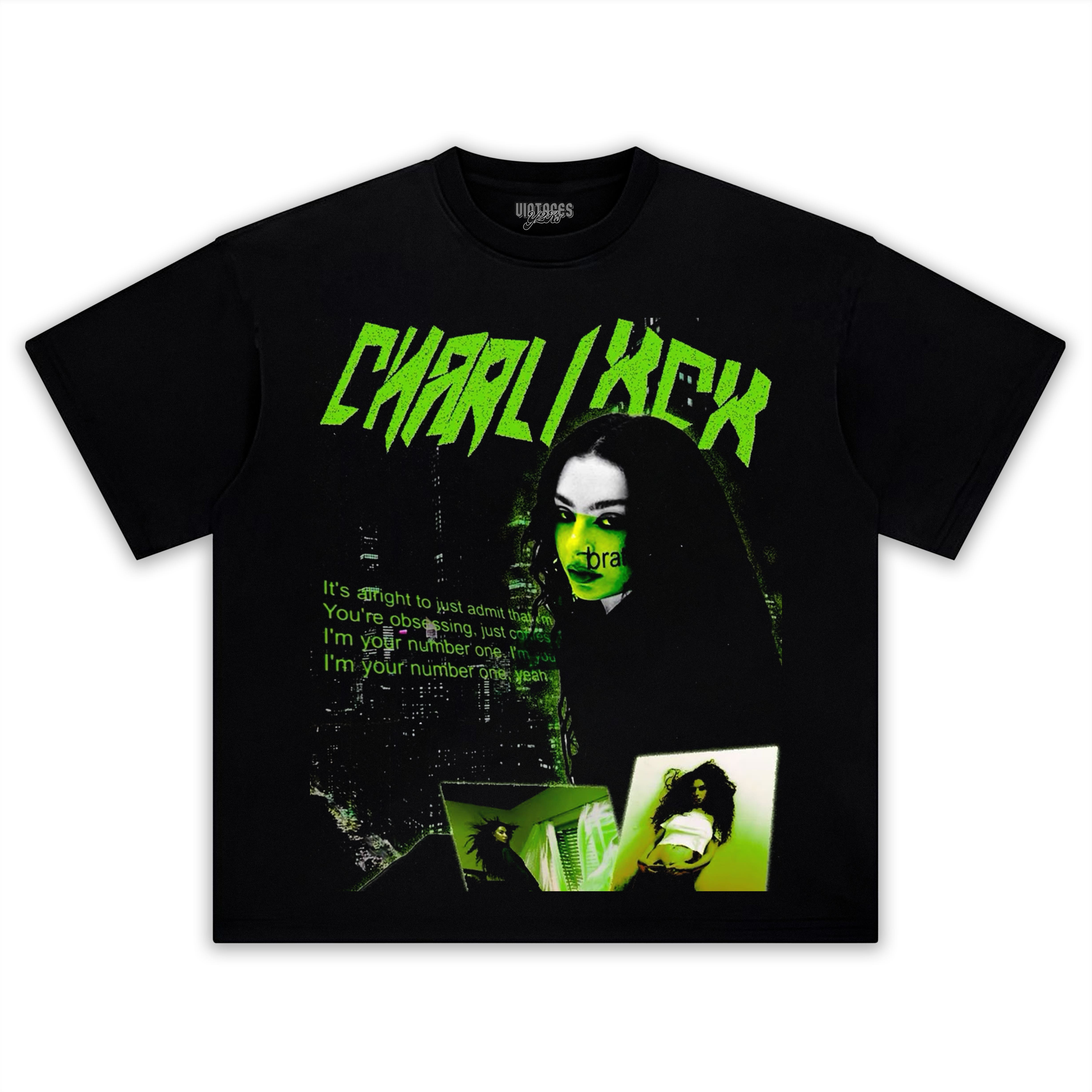 CHARLI XCX - BRAT TEE & LS & HOODIE