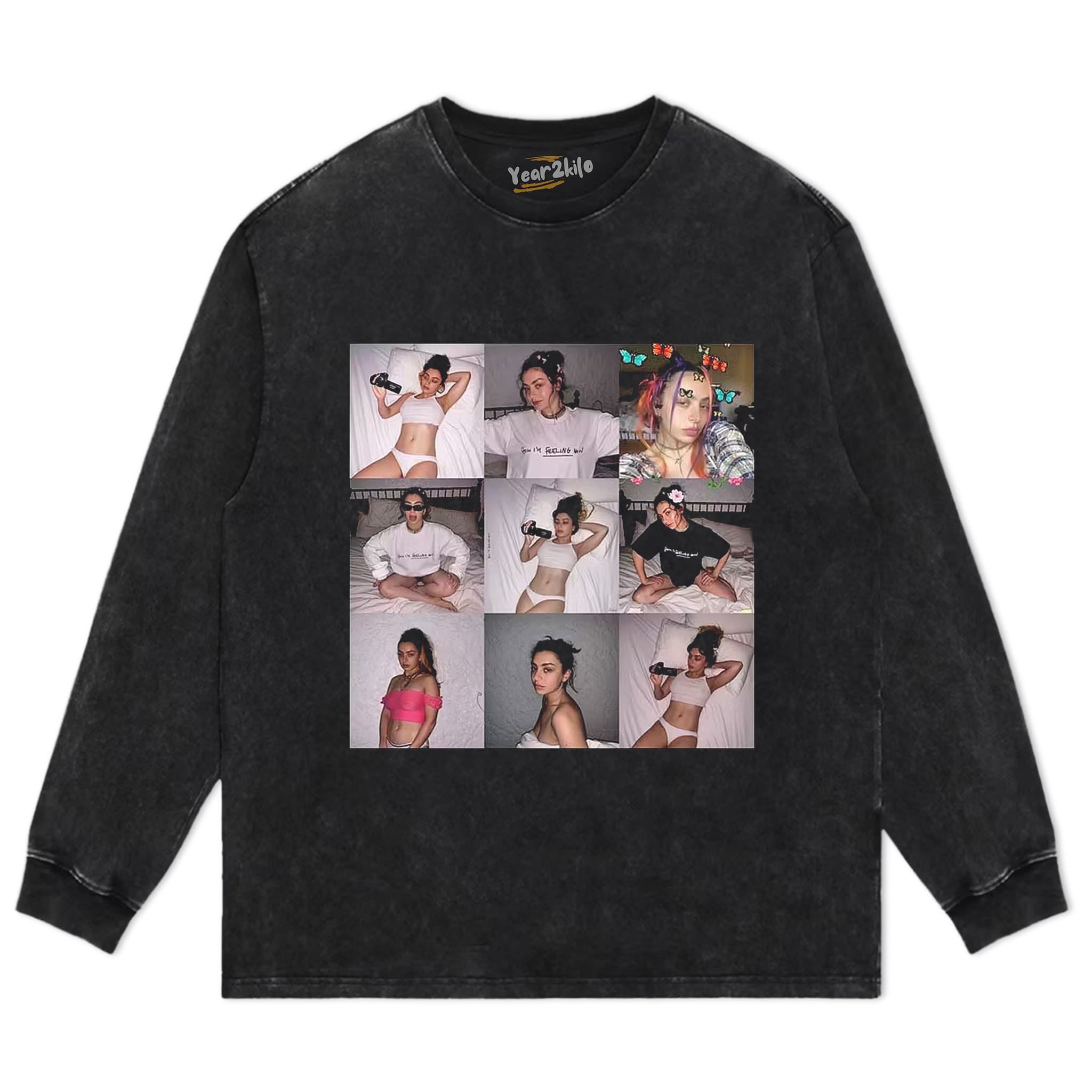 CHARLI XCX 2026 V5 TANK TOP & TEE & LONG SLEEVE & LAYERED LS & HOODIE