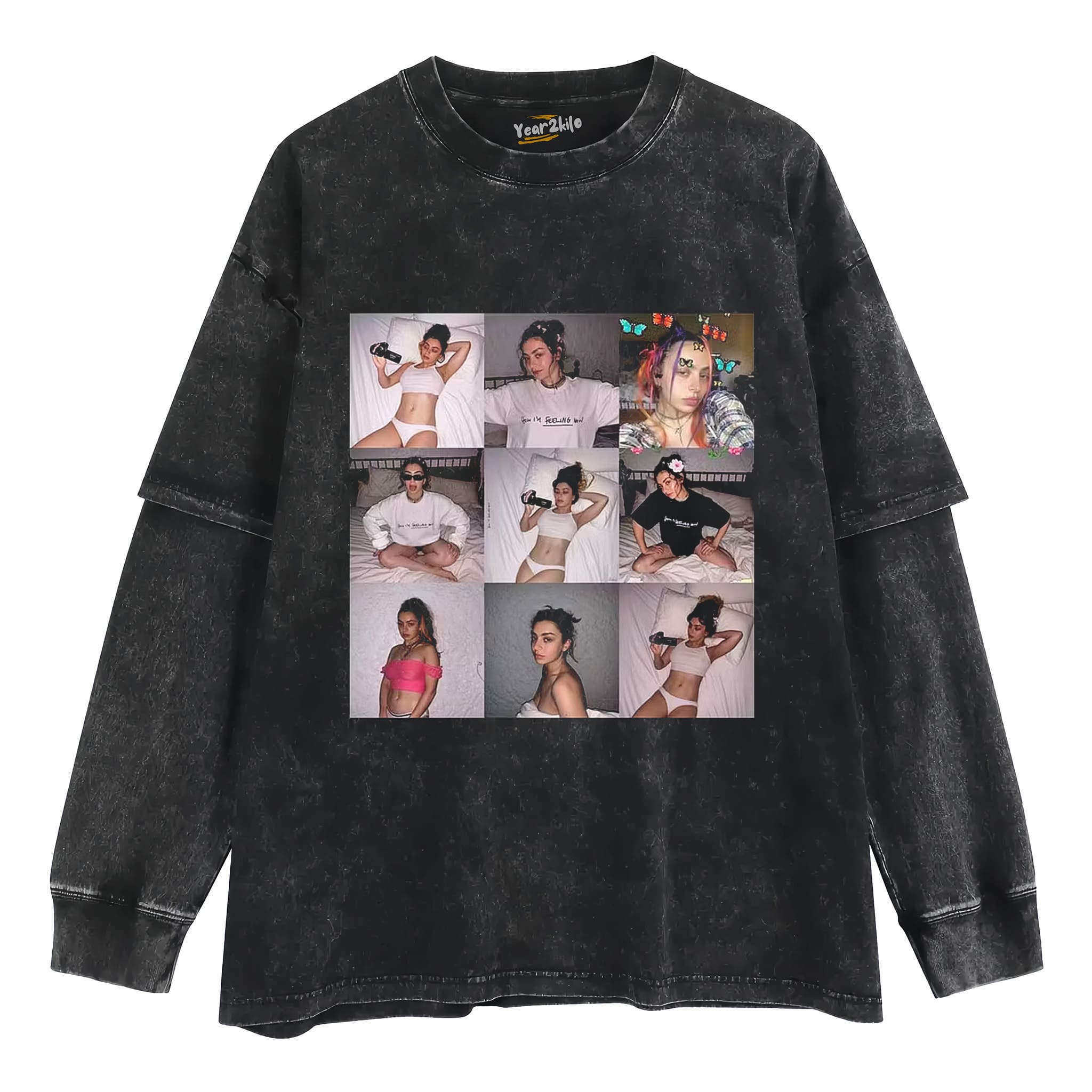 CHARLI XCX 2026 V5 TANK TOP & TEE & LONG SLEEVE & LAYERED LS & HOODIE