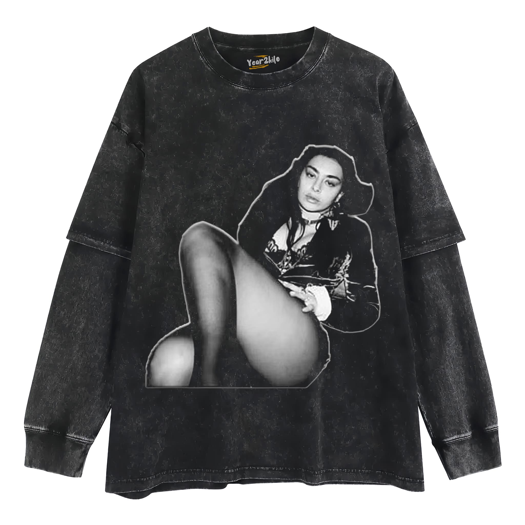 CHARLI XCX 2026 V6 TANK TOP & TEE & LONG SLEEVE & LAYERED LS & HOODIE