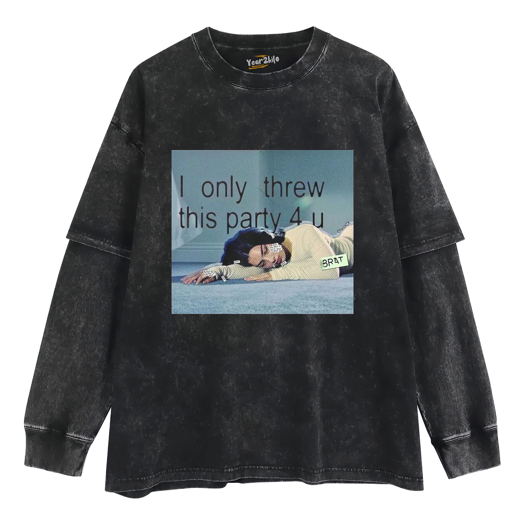 CHARLI XCX 2026 V8 TANK TOP & TEE & LONG SLEEVE & LAYERED LS & HOODIE