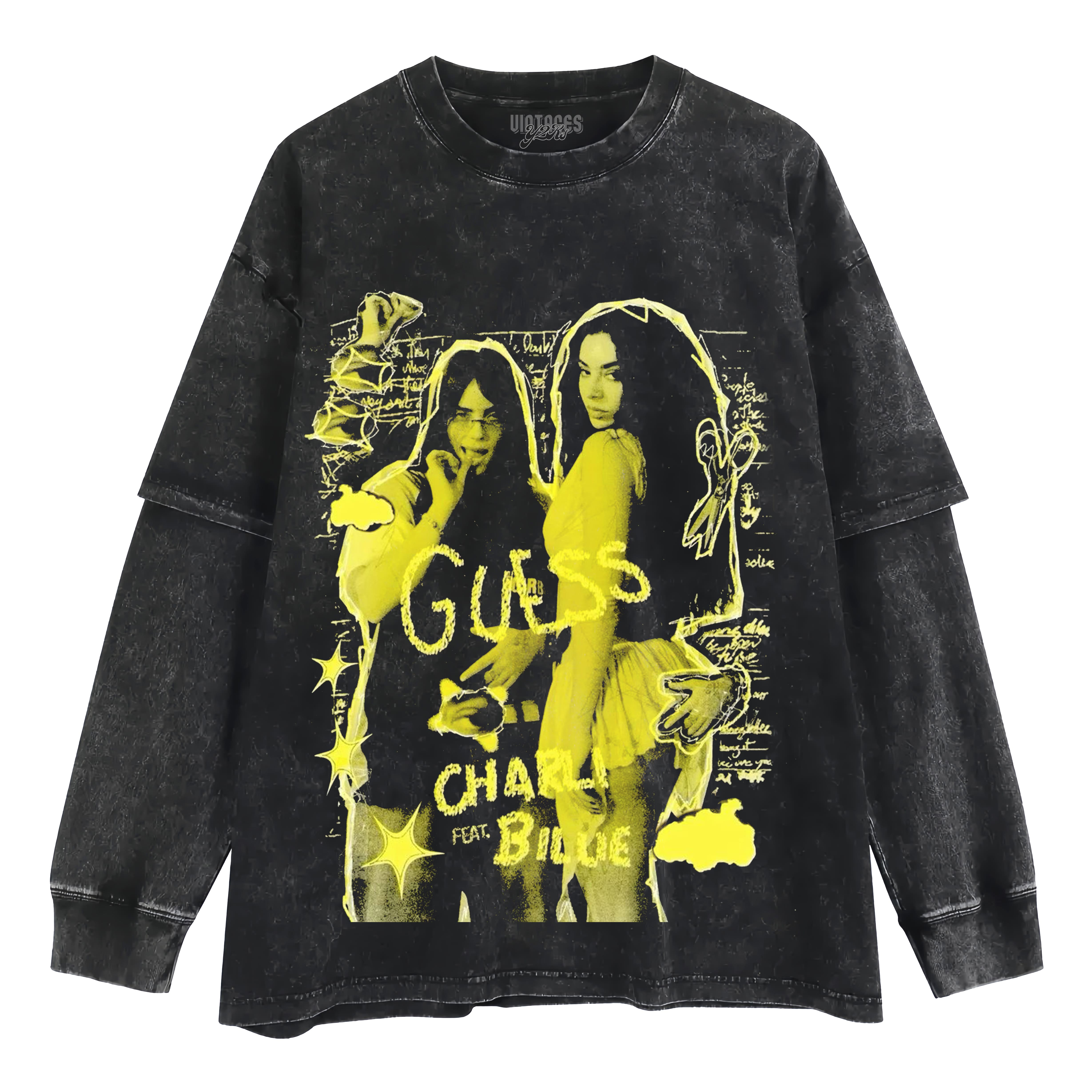 CHARLI XCX & BILLIE EILISH - GUESS V2 LAYERED LONG SLEEVE