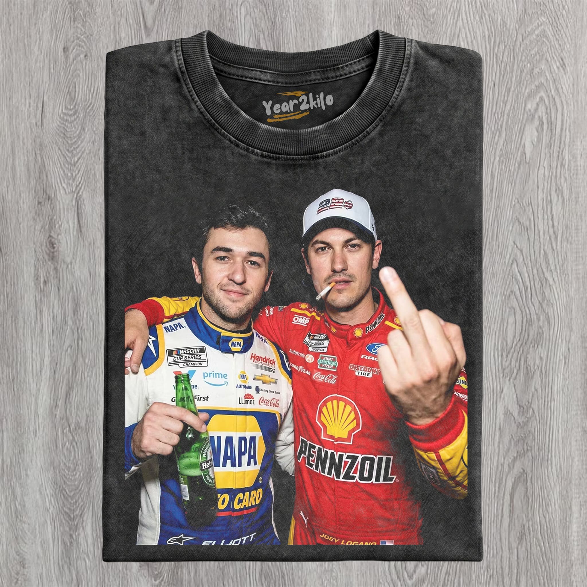 CHASE ELLIOTT & JOEY LOGANO V1 TANK TOP & TEE & LONG SLEEVE & LAYERED LS & HOODIE