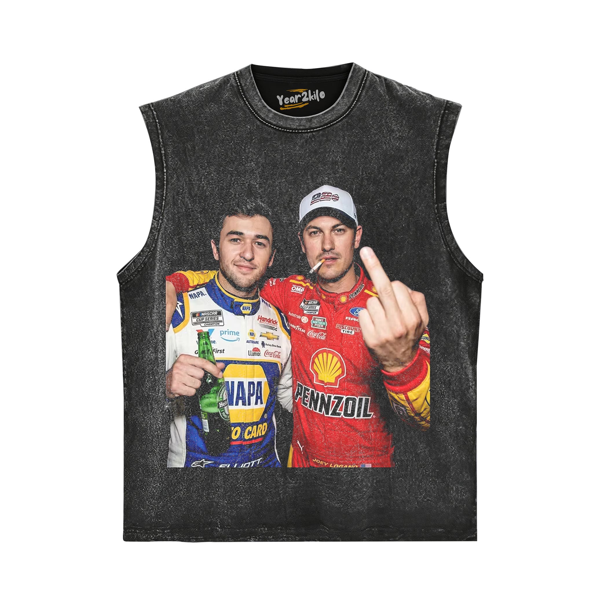 CHASE ELLIOTT & JOEY LOGANO V1 TANK TOP & TEE & LONG SLEEVE & LAYERED LS & HOODIE