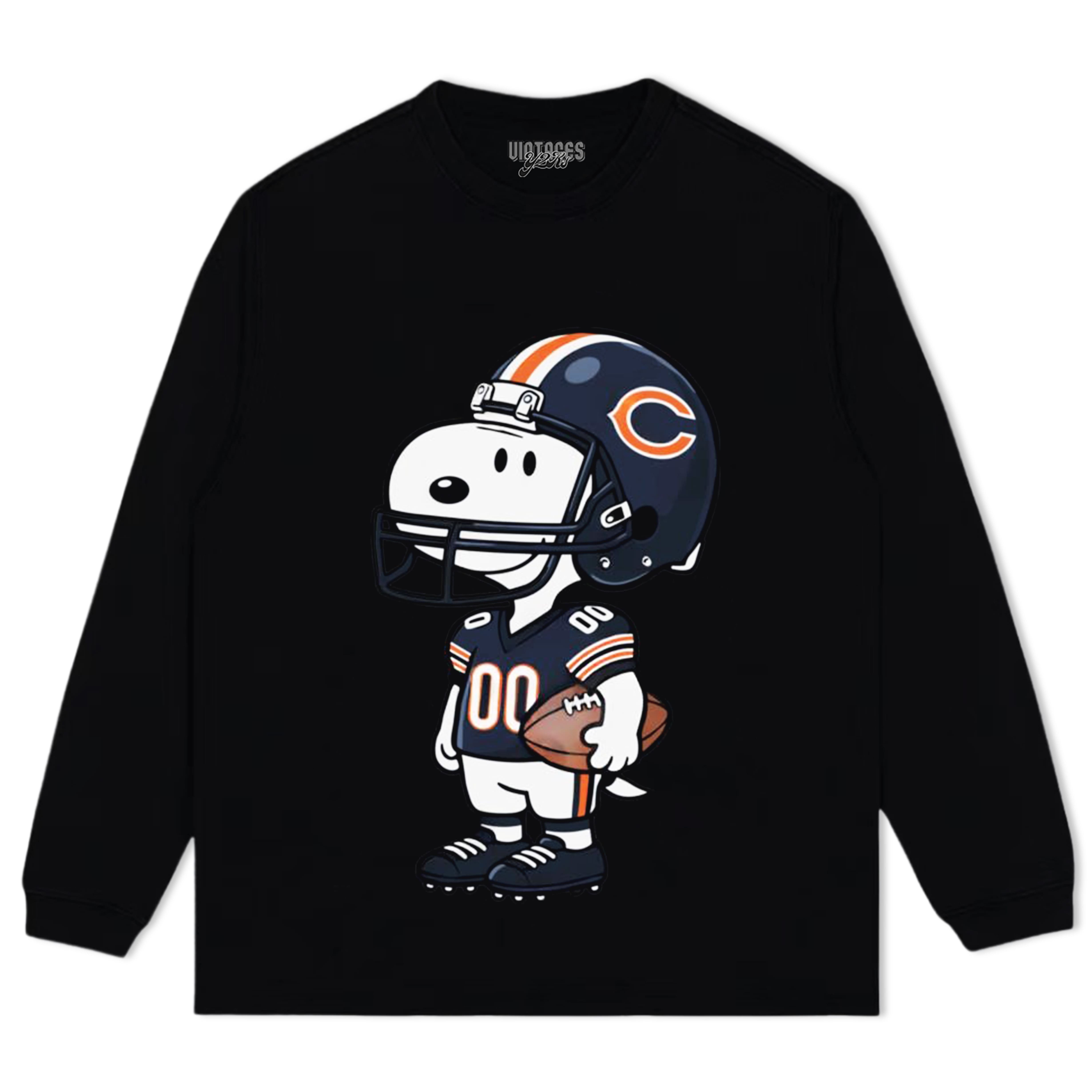 CHICAGO-BEARS-SNOOPY TEE & LS & HOODIE