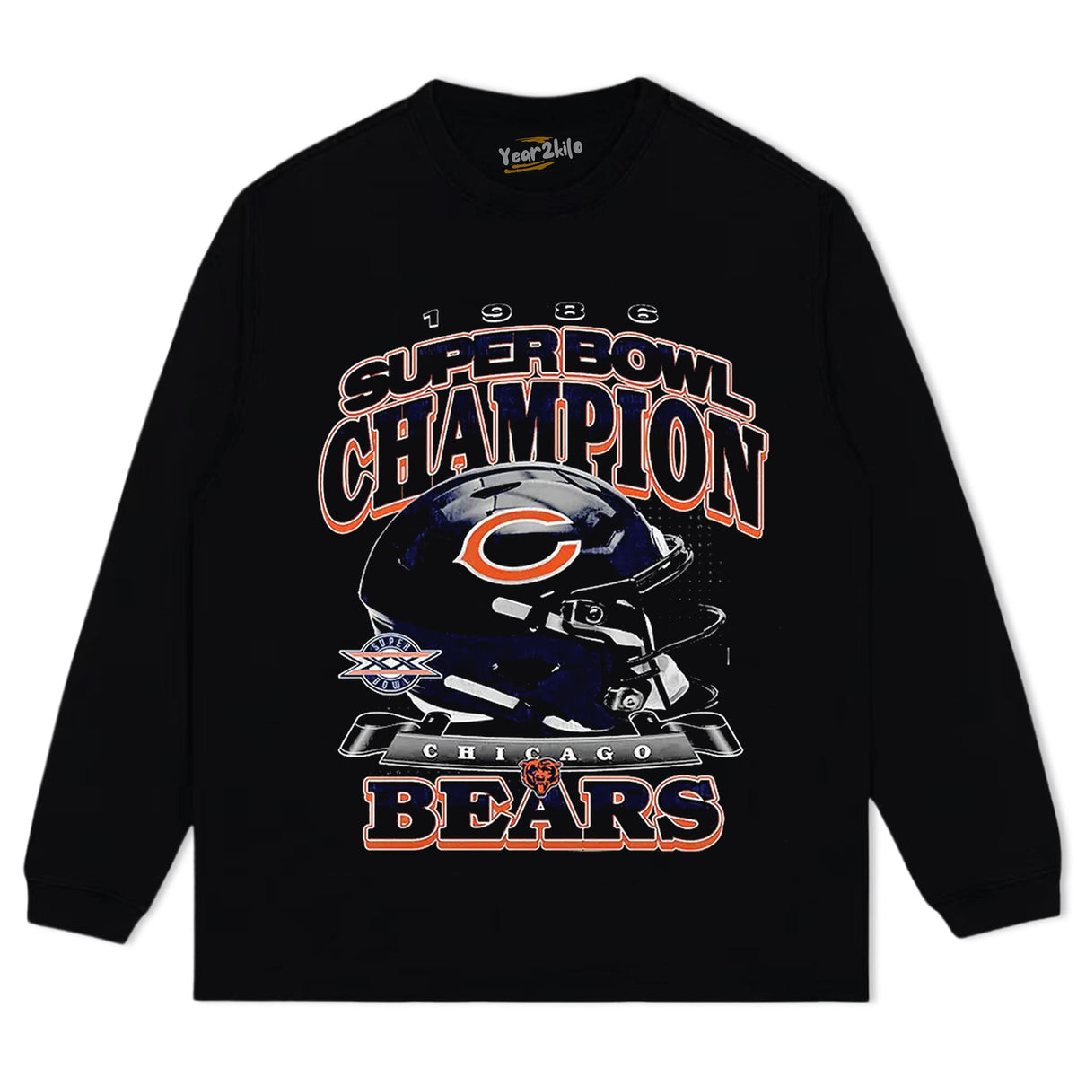 CHICAGO BEARS TANK TOP & TEE & LONG SLEEVE & LAYERED LS & HOODIE