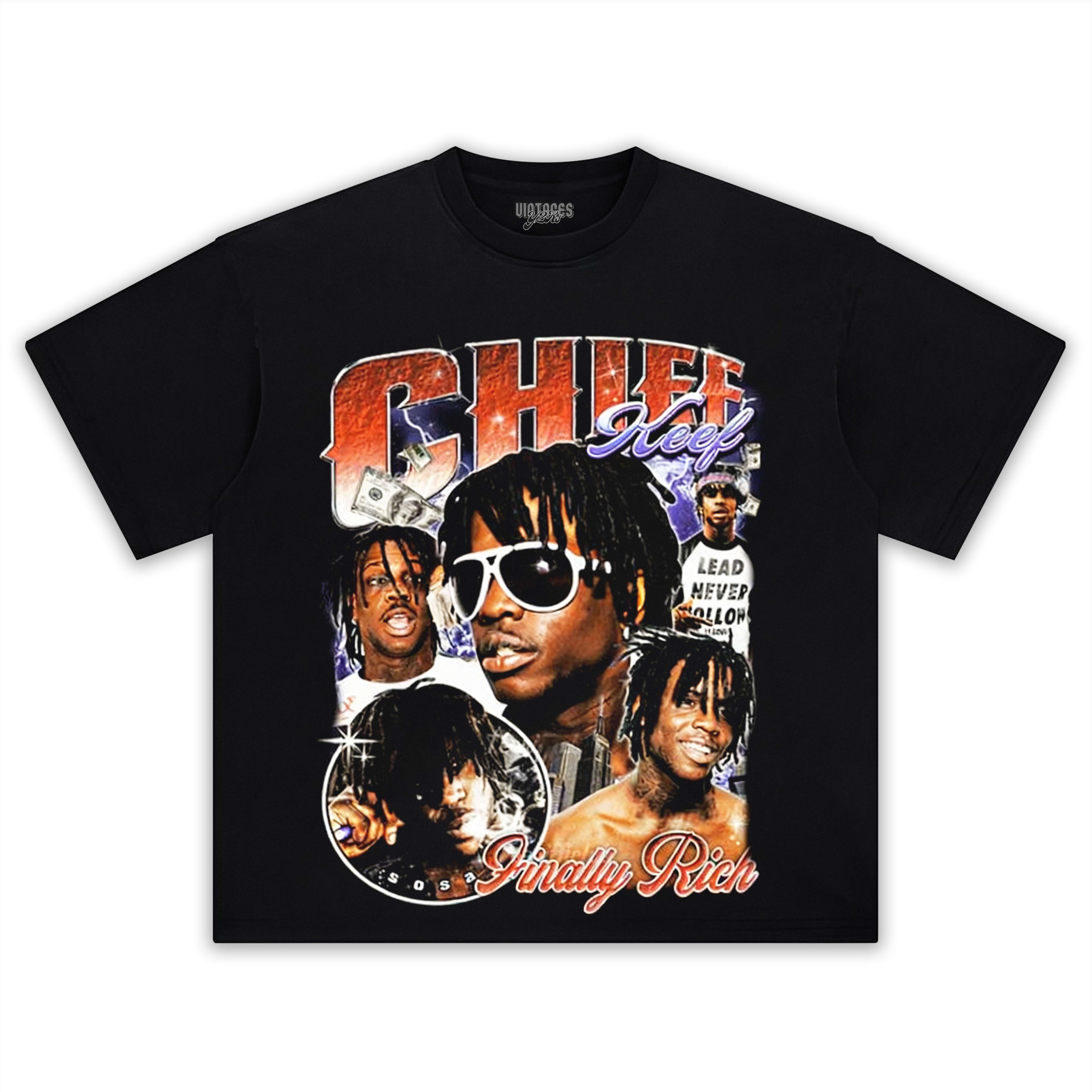 CHIEF KEEF FINALLY RICH TEE & LS & HOODIE