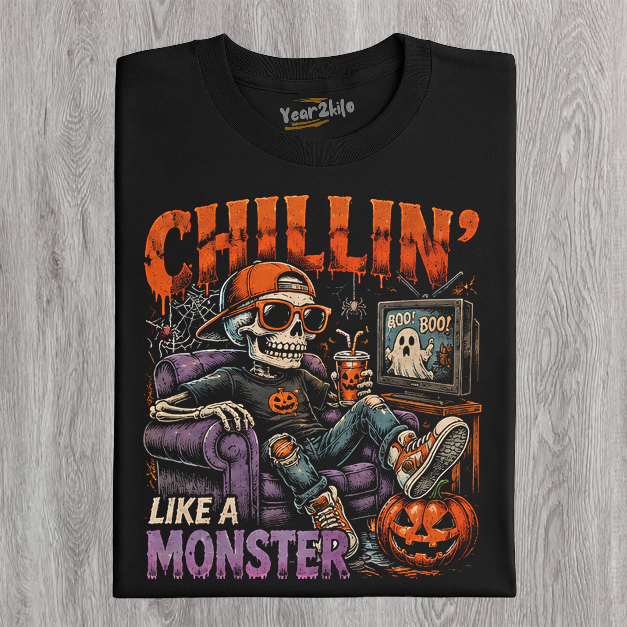 CHILLIN’ LIKE A MONSTER TANK TOP & TEE & LONG SLEEVE & LAYERED LS & HOODIE