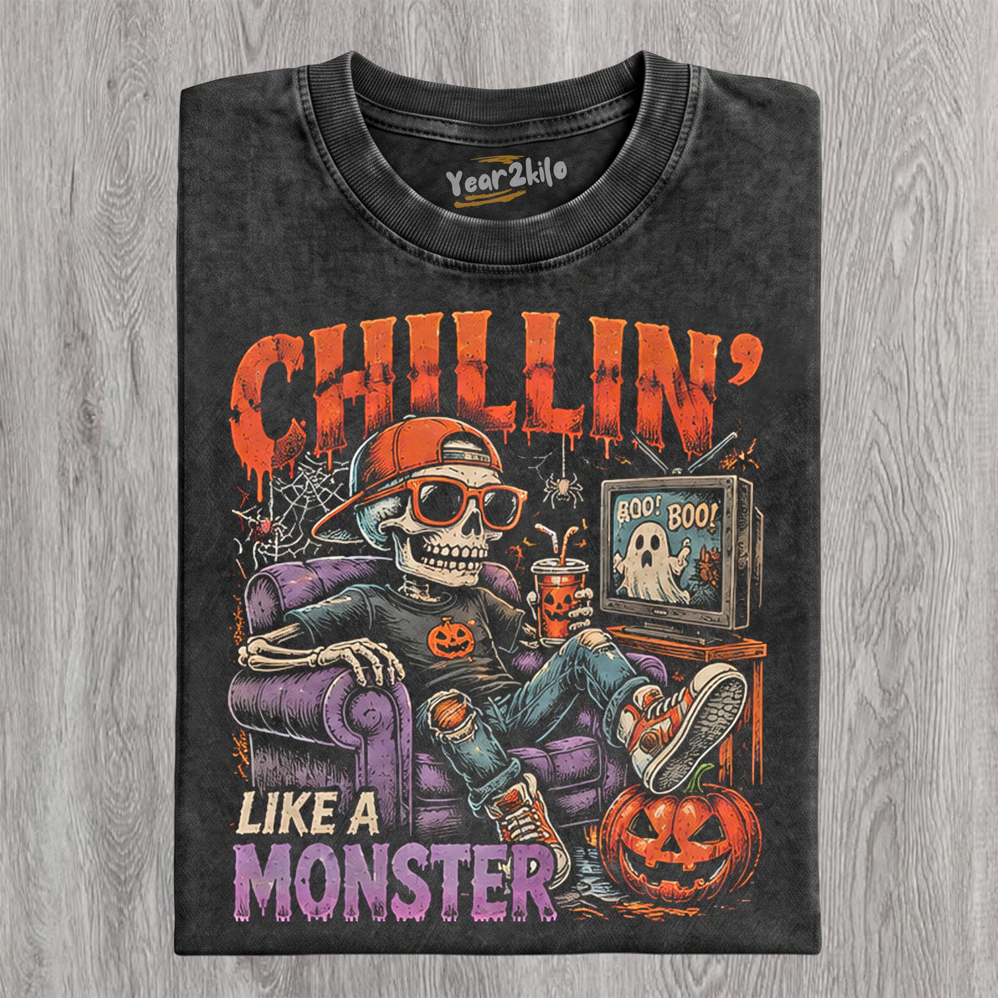 CHILLIN’ LIKE A MONSTER TANK TOP & TEE & LONG SLEEVE & LAYERED LS & HOODIE