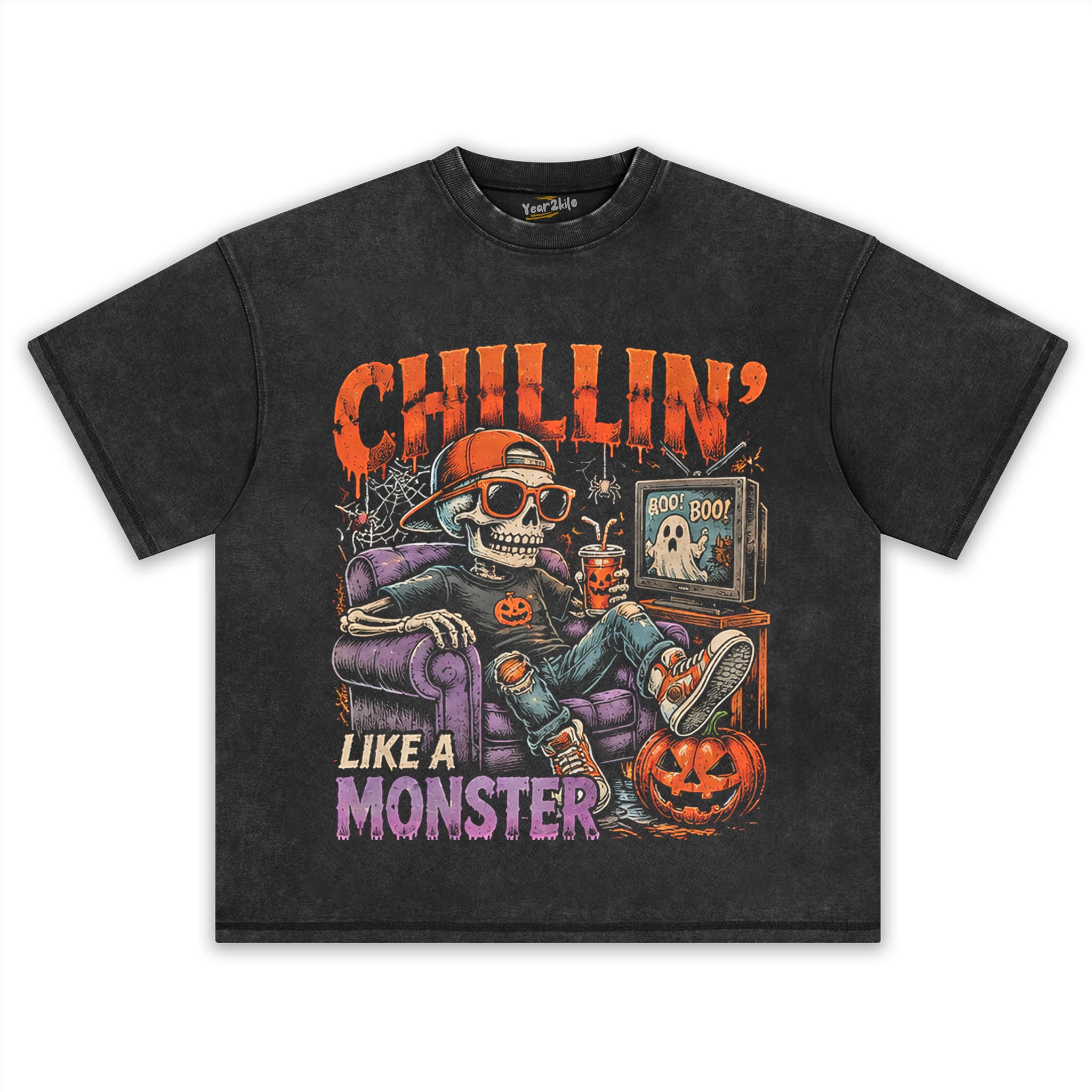 CHILLIN’ LIKE A MONSTER TANK TOP & TEE & LONG SLEEVE & LAYERED LS & HOODIE
