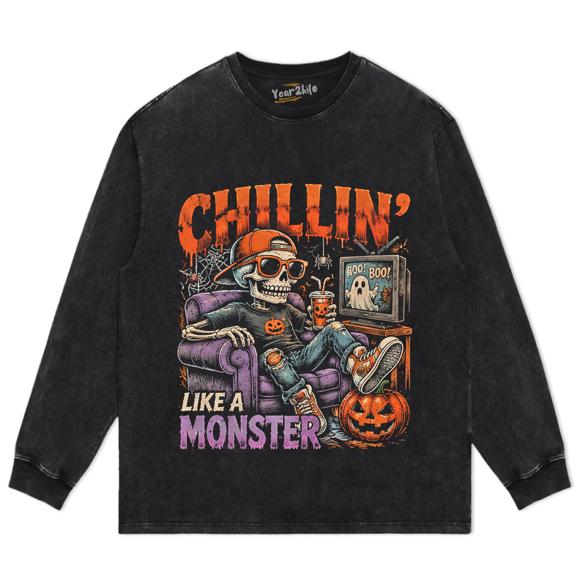 CHILLIN’ LIKE A MONSTER TANK TOP & TEE & LONG SLEEVE & LAYERED LS & HOODIE