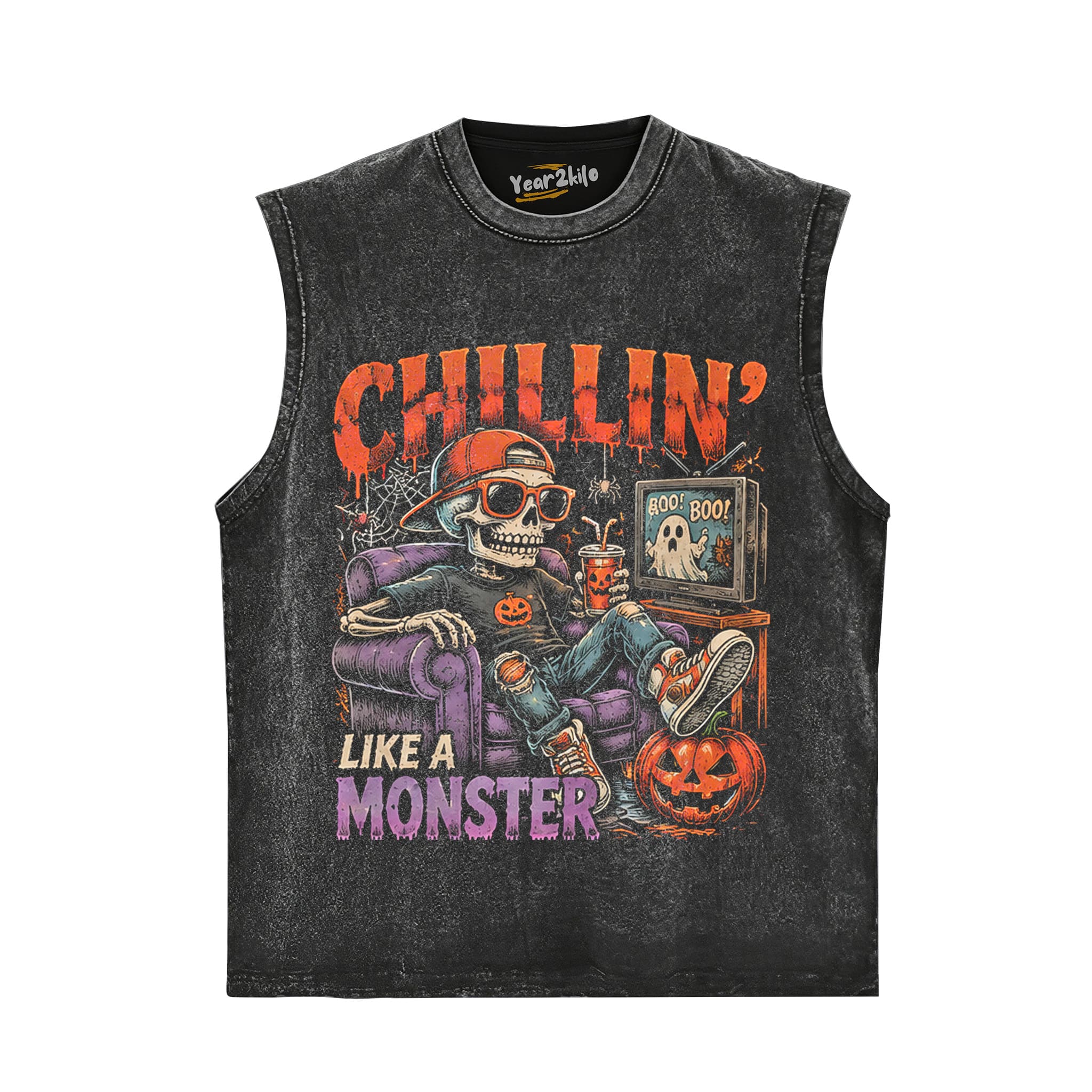 CHILLIN’ LIKE A MONSTER TANK TOP & TEE & LONG SLEEVE & LAYERED LS & HOODIE