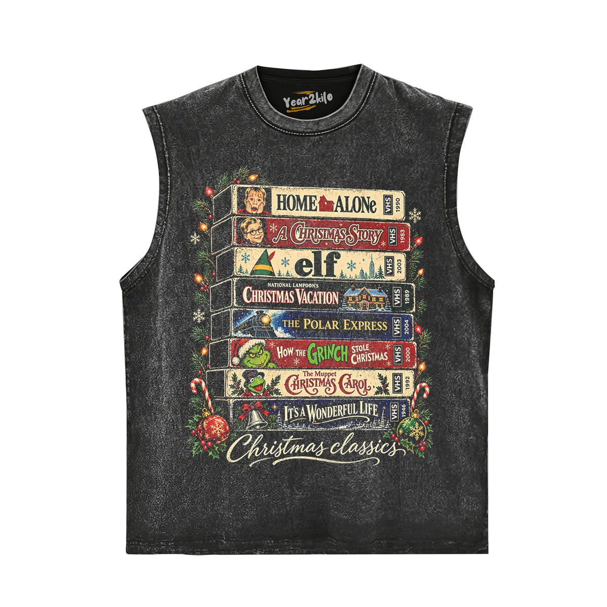 CHRISTMAS MOVIE CLASSICS TANK TOP & TEE & LONG SLEEVE & LAYERED LS & HOODIE