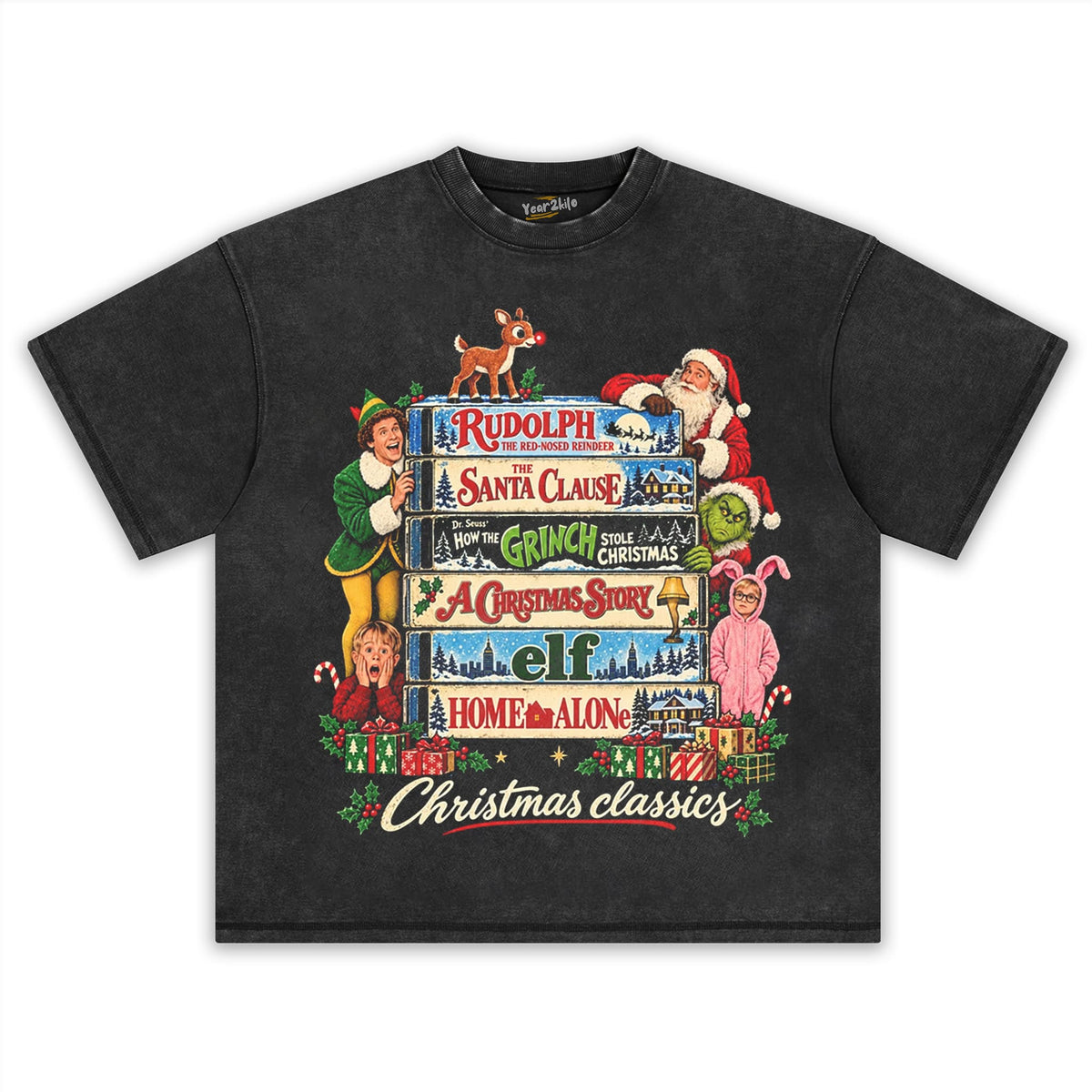 CHRISTMAS MOVIE CLASSICS V2 TANK TOP & TEE & LONG SLEEVE & LAYERED LS & HOODIE