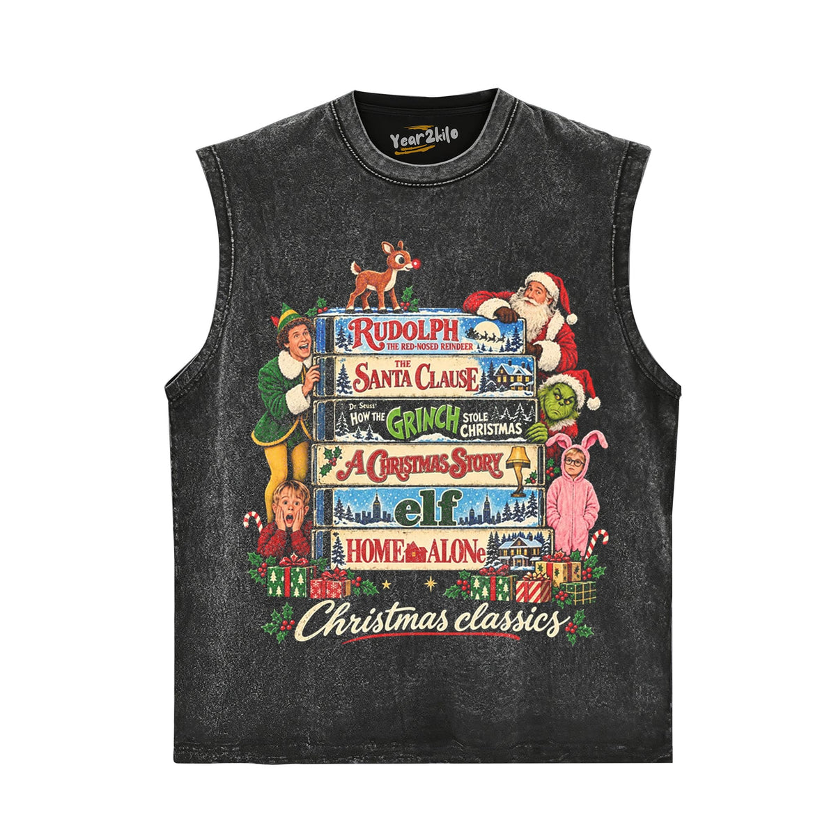 CHRISTMAS MOVIE CLASSICS V2 TANK TOP & TEE & LONG SLEEVE & LAYERED LS & HOODIE