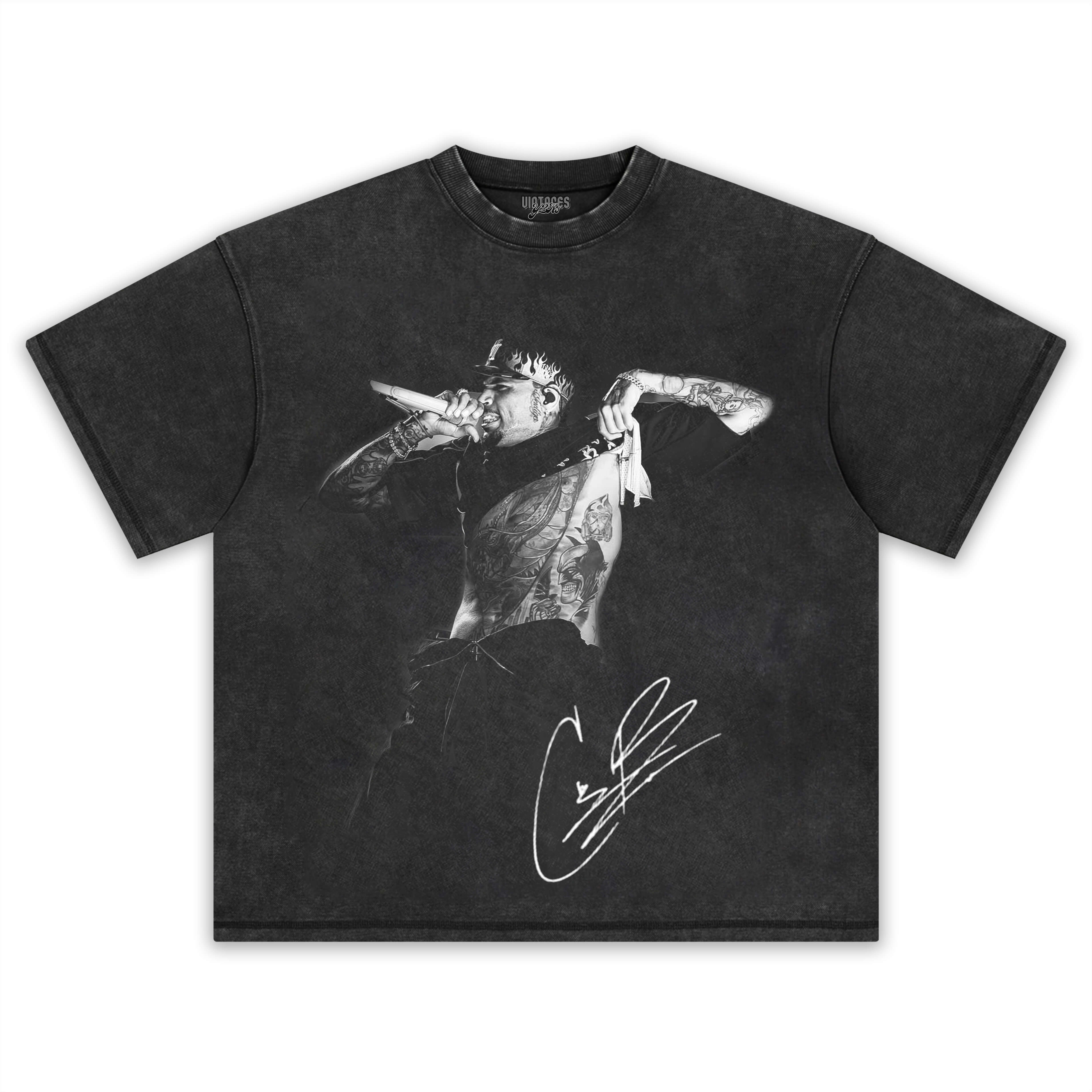 CHRIS BROWN 2025 CONCERT POP TEE