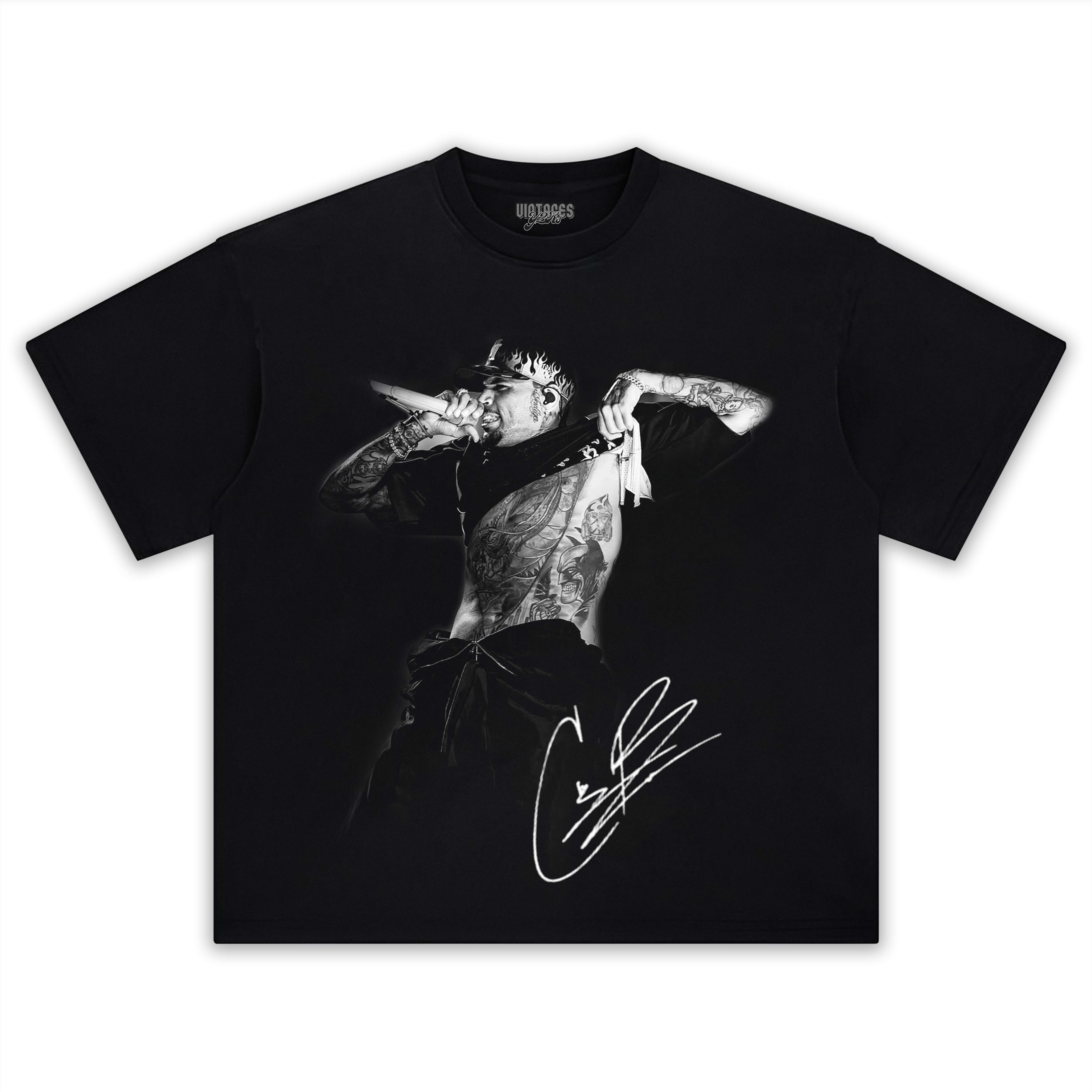 CHRIS BROWN 2025 CONCERT POP TEE