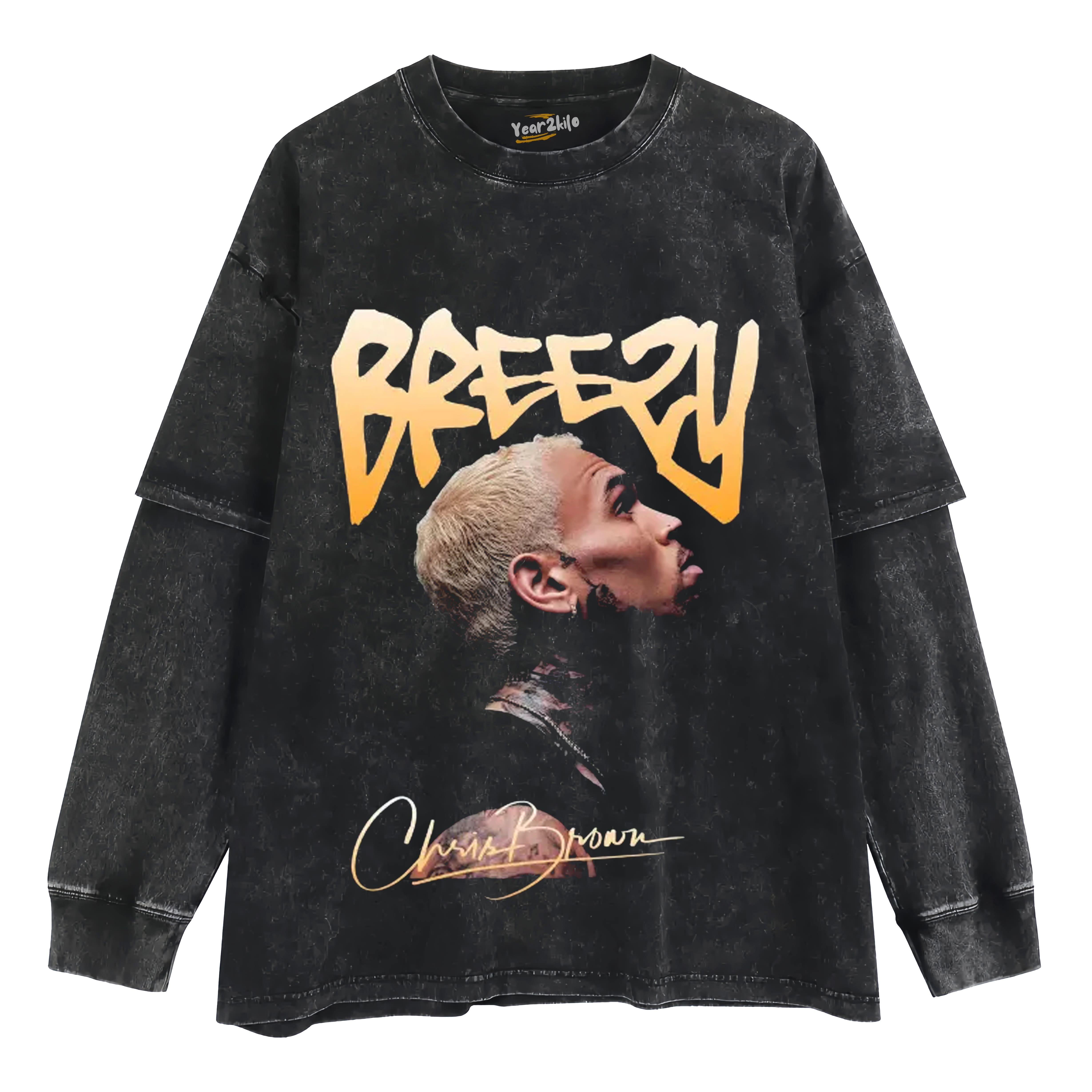 CHRIS BROWN TOUR TANK TOP & TEE & LONG SLEEVE & LAYERED LS & HOODIE