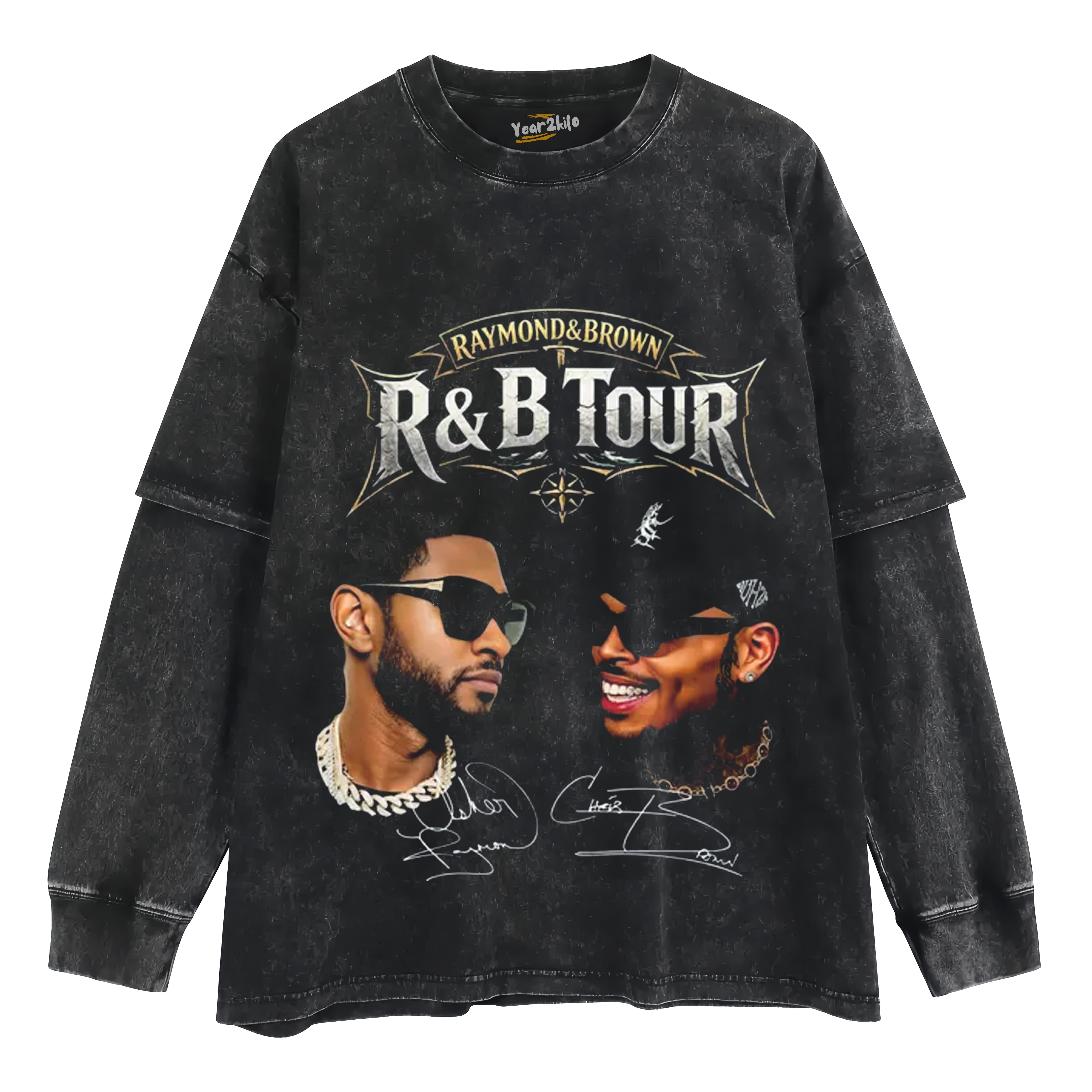 CHRIS BROWN USHER RAYMOND THE R&B TOUR 2026 TANK TOP & TEE & LONG SLEEVE & LAYERED LS & HOODIE