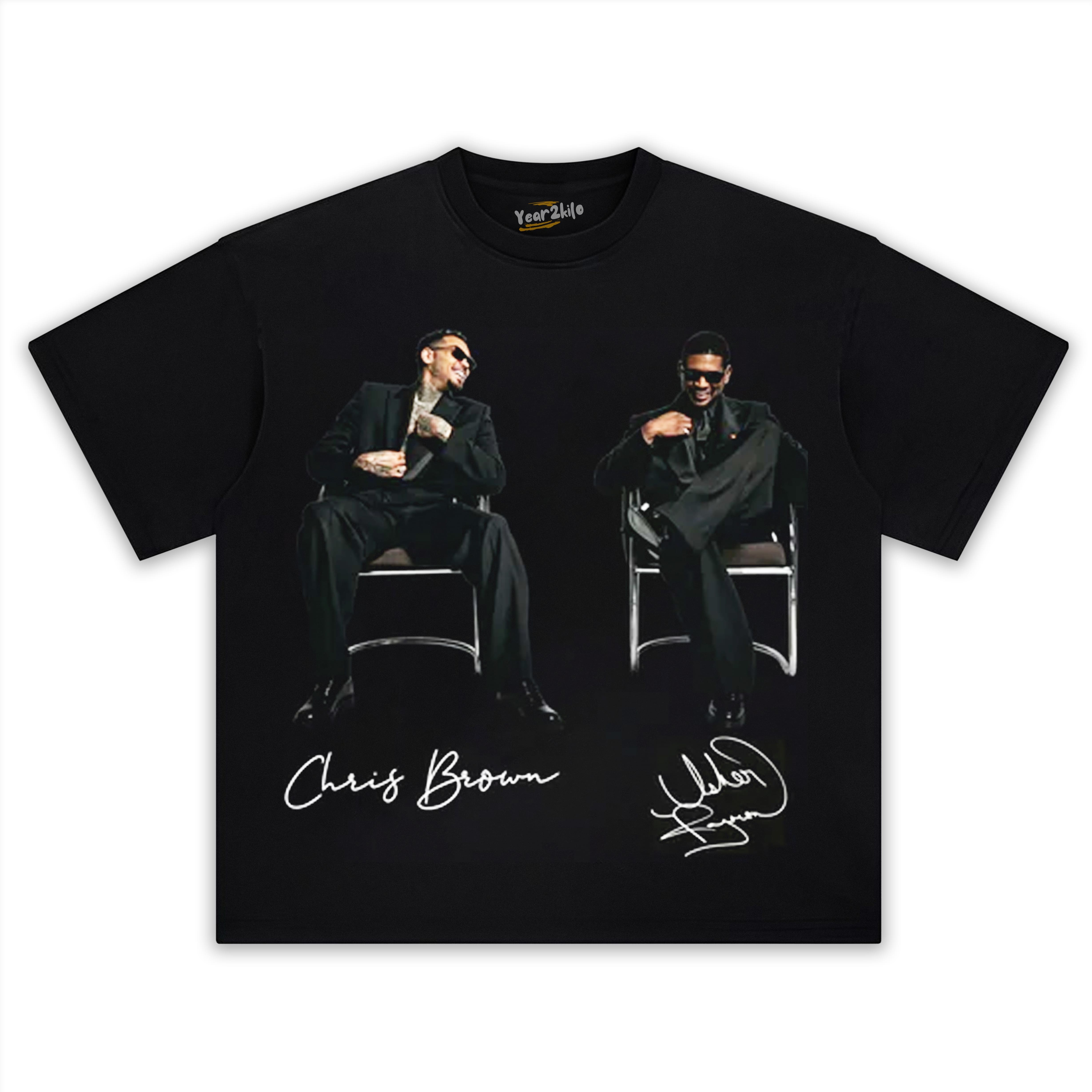 CHRIS BROWN & USHER THE R&B TOUR TANK TOP & TEE & LONG SLEEVE & LAYERED LS & HOODIE