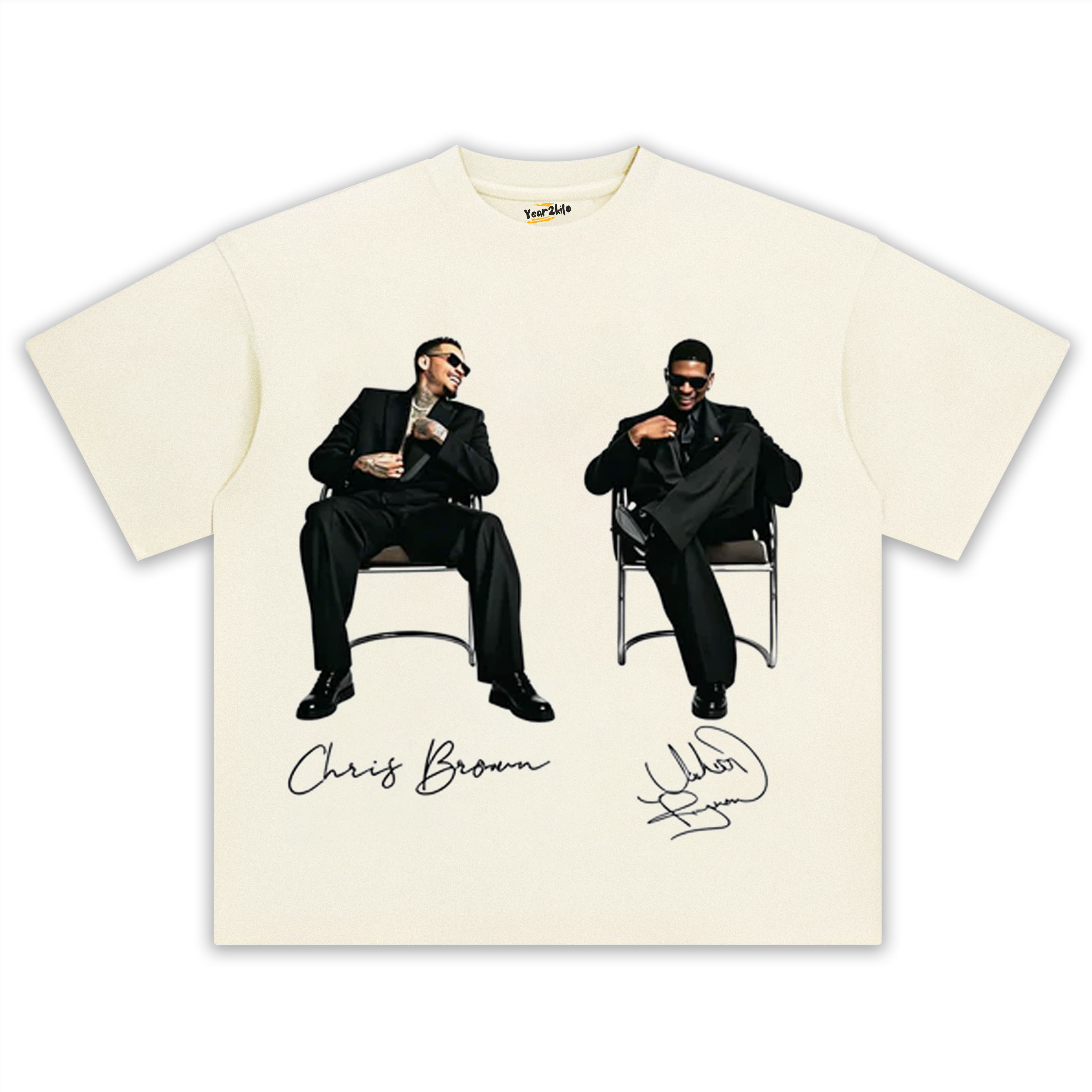 CHRIS BROWN & USHER THE R&B TOUR TANK TOP & TEE & LONG SLEEVE & LAYERED LS & HOODIE