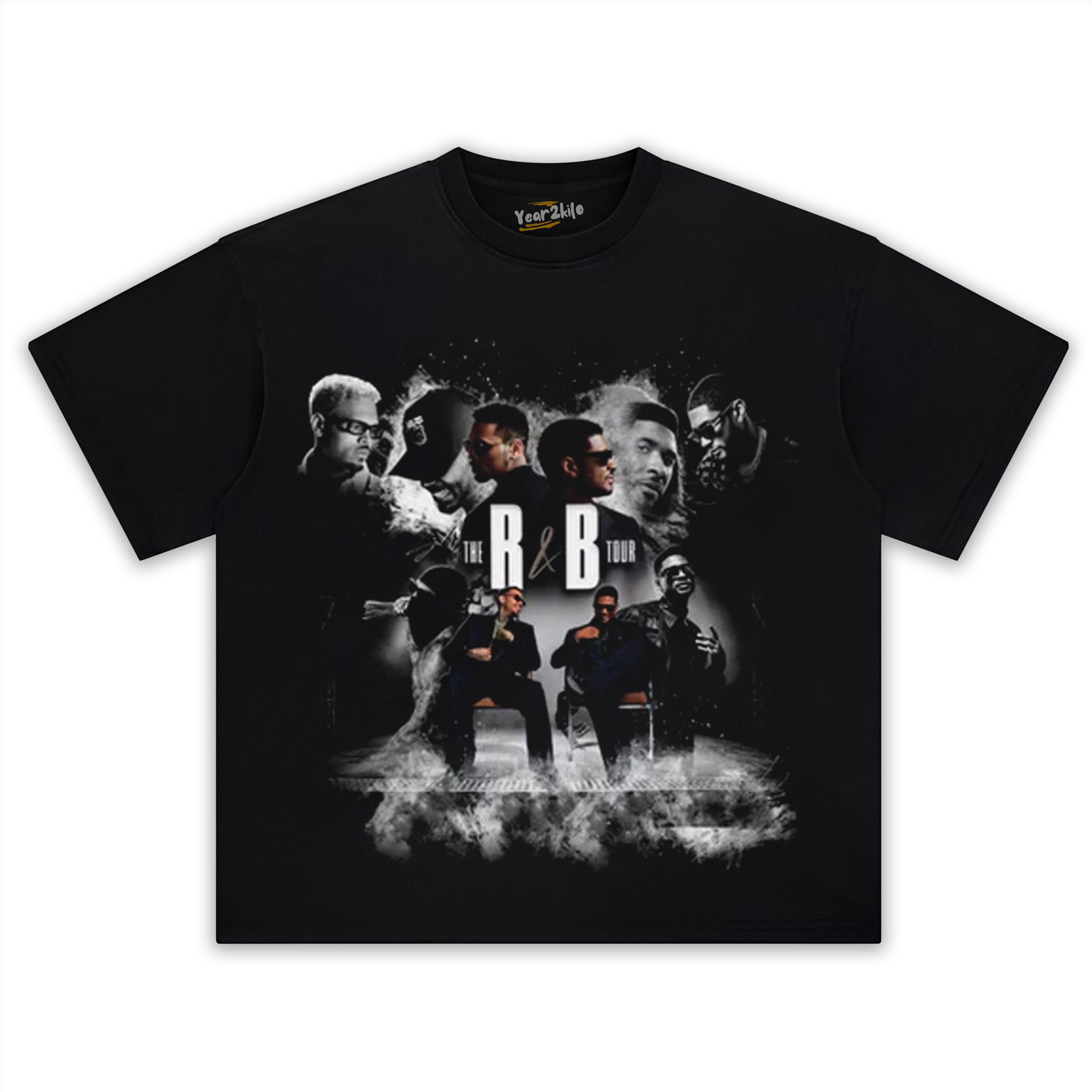 CHRIS BROWN & USHER THE R&B TOUR V2 TANK TOP & TEE & LONG SLEEVE & LAYERED LS & HOODIE
