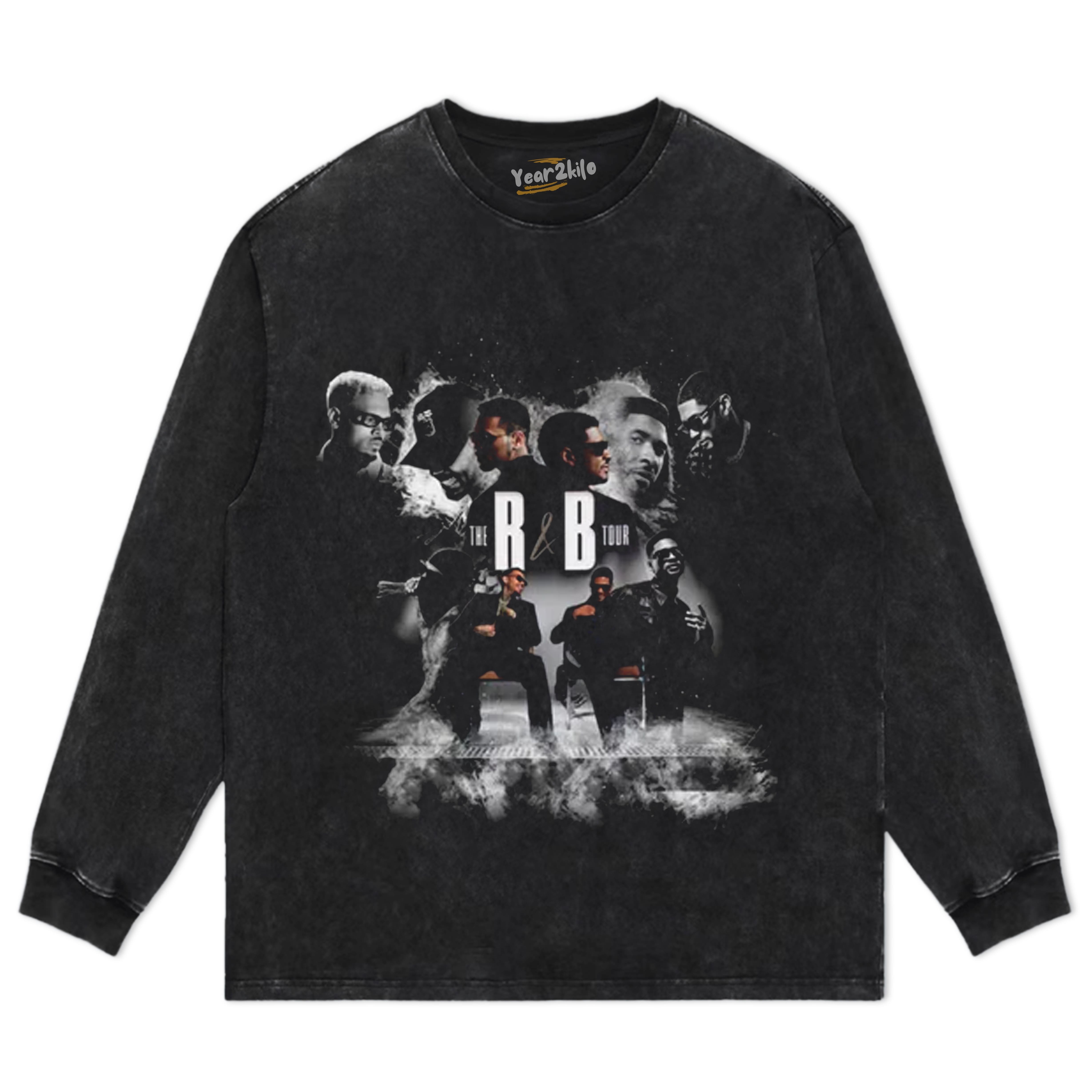 CHRIS BROWN & USHER THE R&B TOUR V2 TANK TOP & TEE & LONG SLEEVE & LAYERED LS & HOODIE