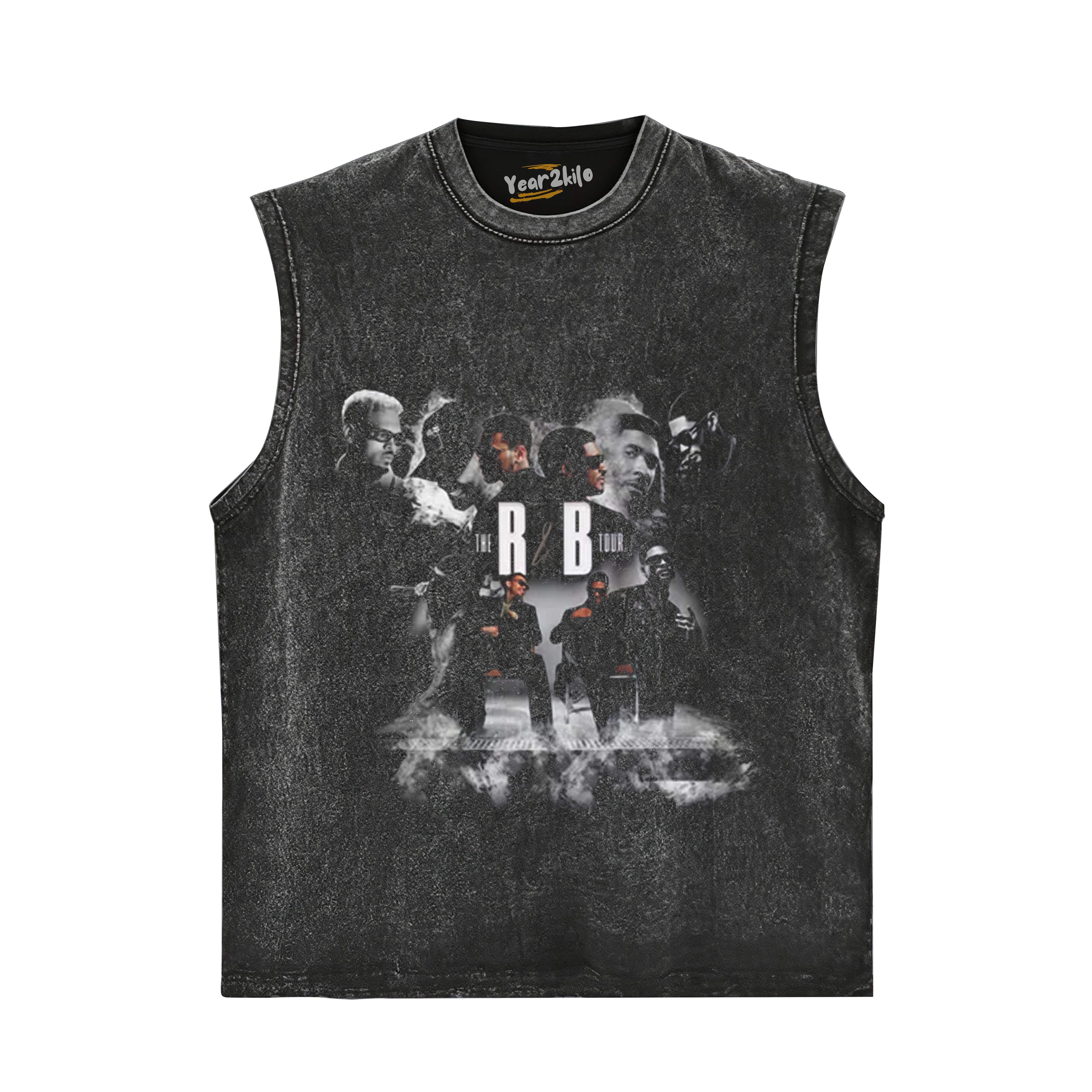 CHRIS BROWN & USHER THE R&B TOUR V2 TANK TOP & TEE & LONG SLEEVE & LAYERED LS & HOODIE