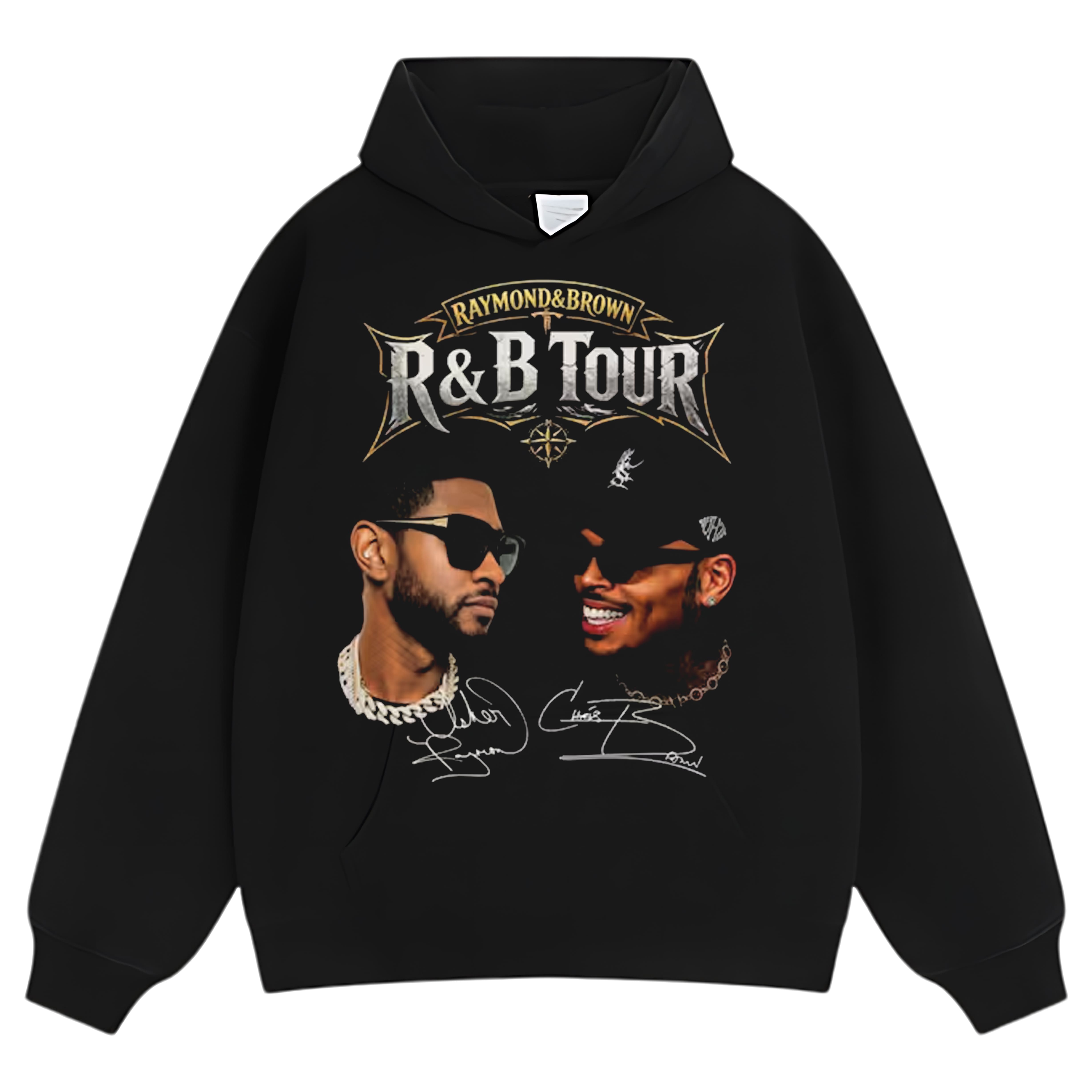 CHRIS BROWN & USHER THE R&B TOUR V3 TANK TOP & TEE & LONG SLEEVE & LAYERED LS & HOODIE
