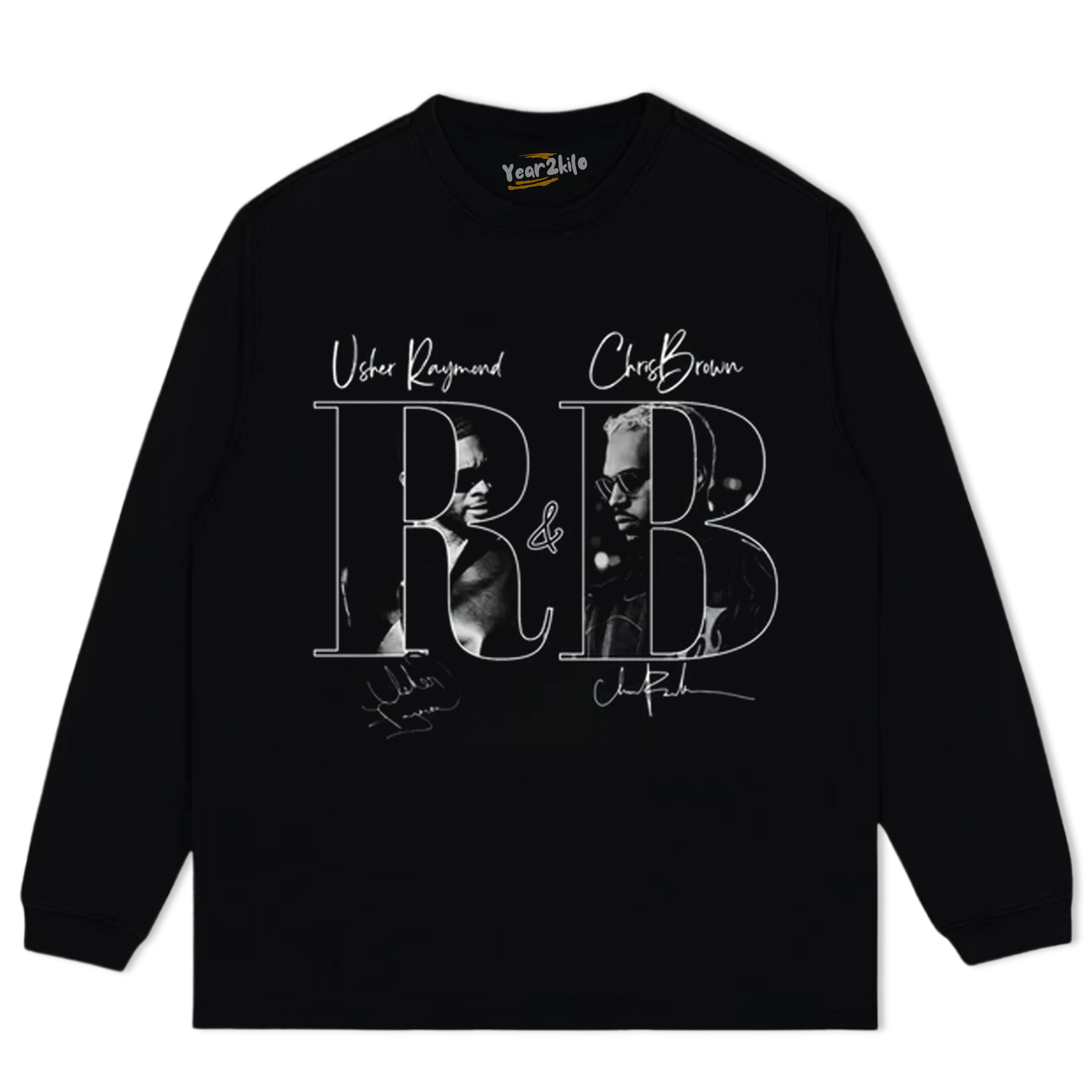 CHRIS BROWN & USHER THE R&B TOUR V4 TANK TOP & TEE & LONG SLEEVE & LAYERED LS & HOODIE