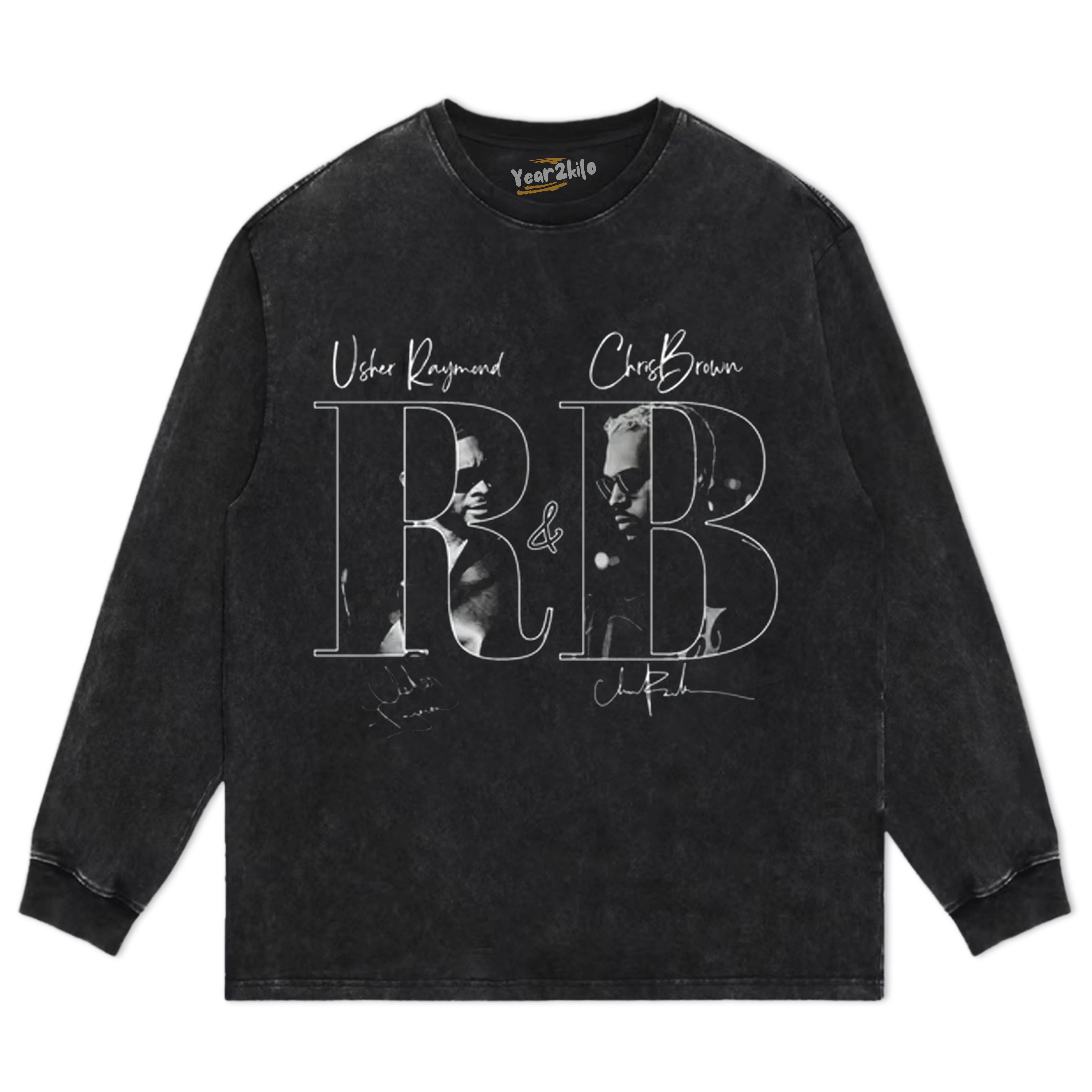 CHRIS BROWN & USHER THE R&B TOUR V4 TANK TOP & TEE & LONG SLEEVE & LAYERED LS & HOODIE