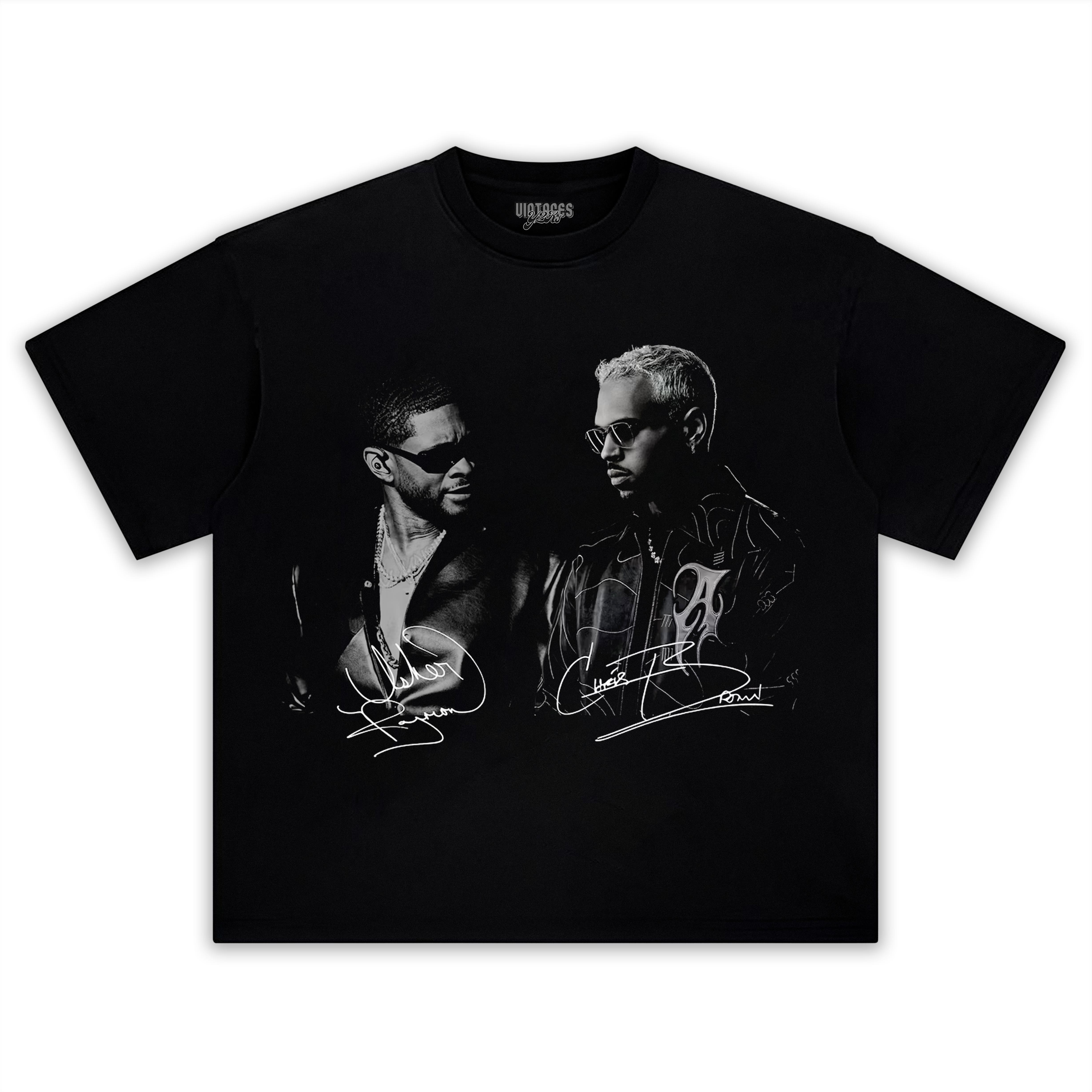 CHRIS BROWN & USHER THE R&B TOUR V7 TANK TOP & TEE & LONG SLEEVE & LAYERED LS & HOODIE