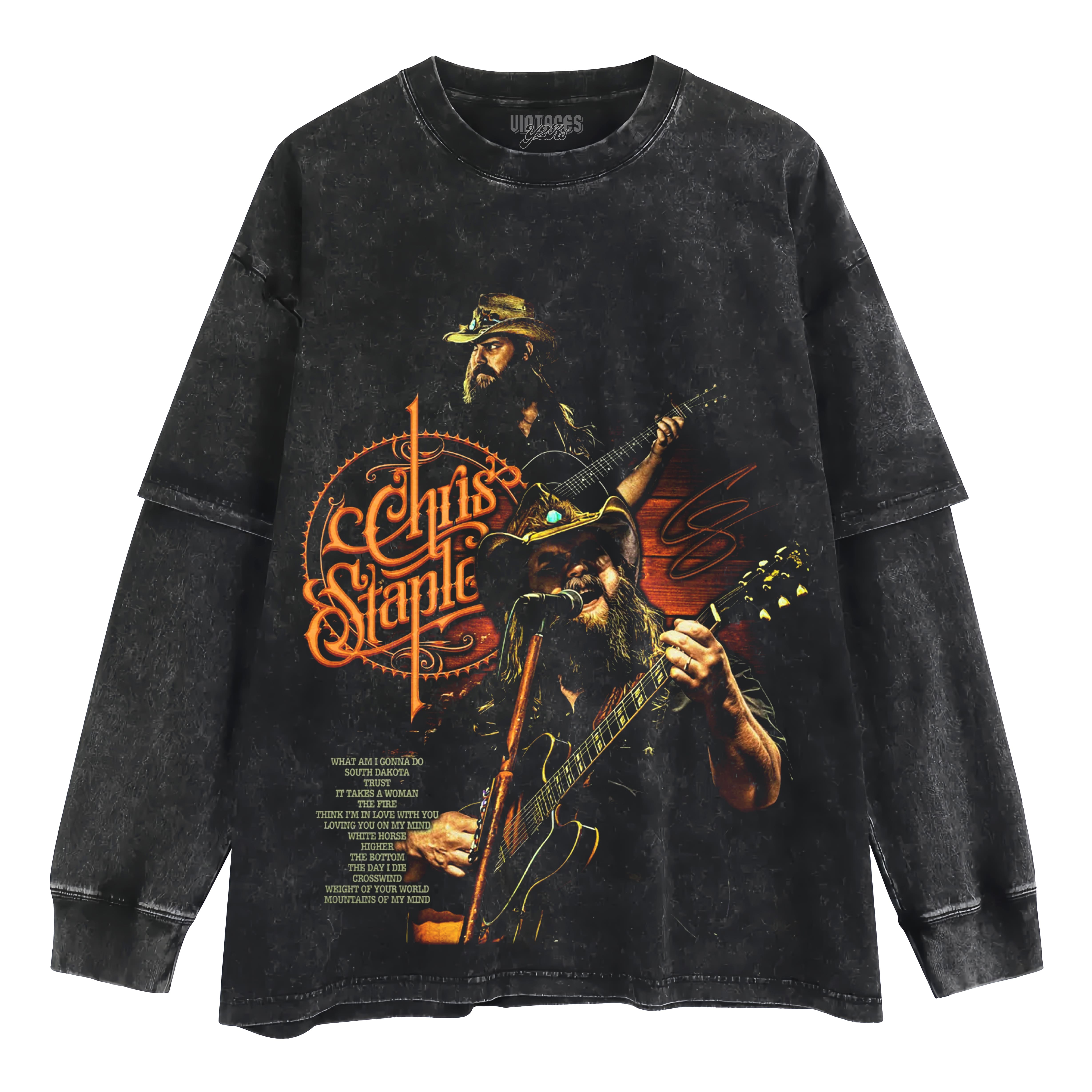 CHRIS STAPLETON LAYERED LONG SLEEVE