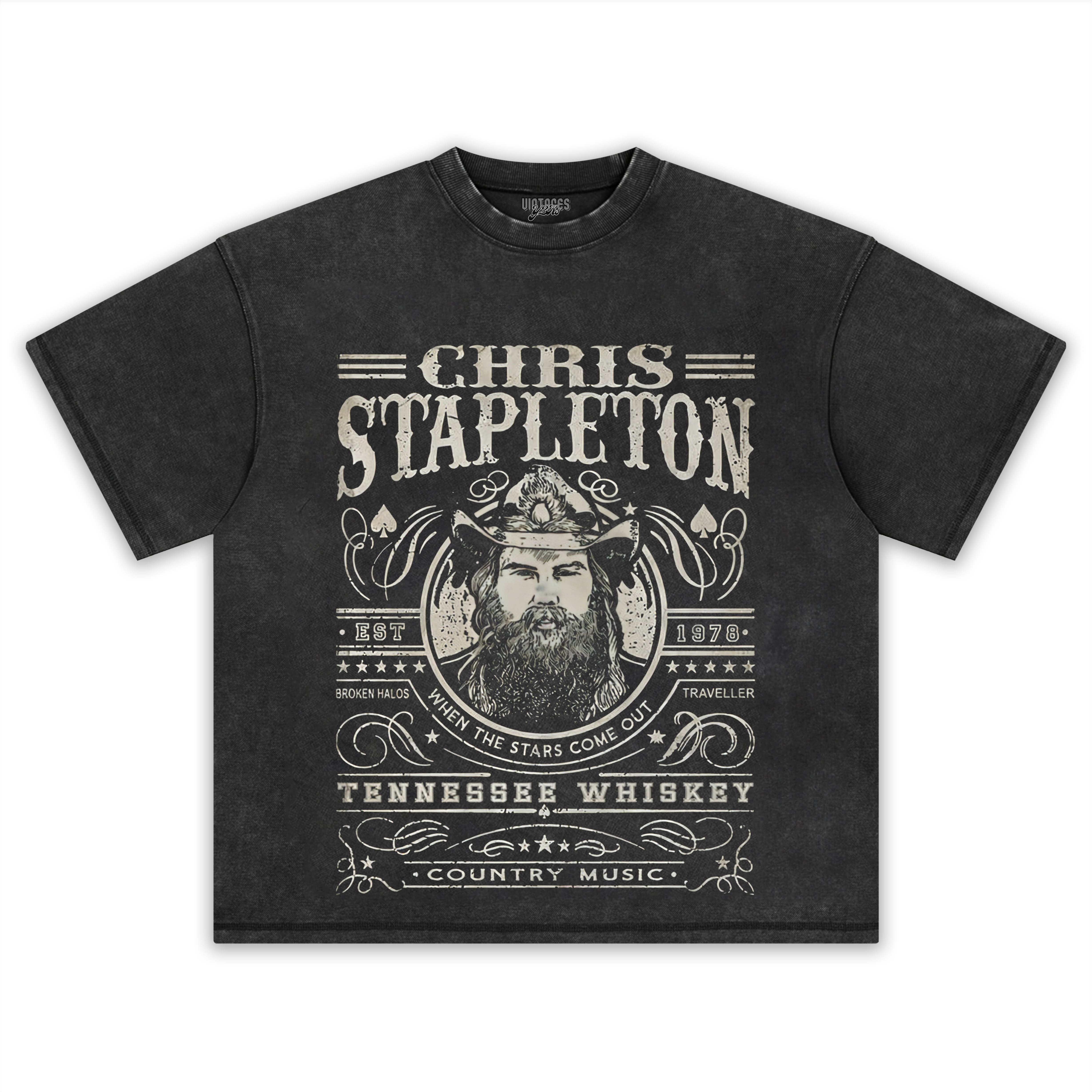 CHRIS WHISKEY STAPLETON VINTAGE TEE & LS & HOODIE