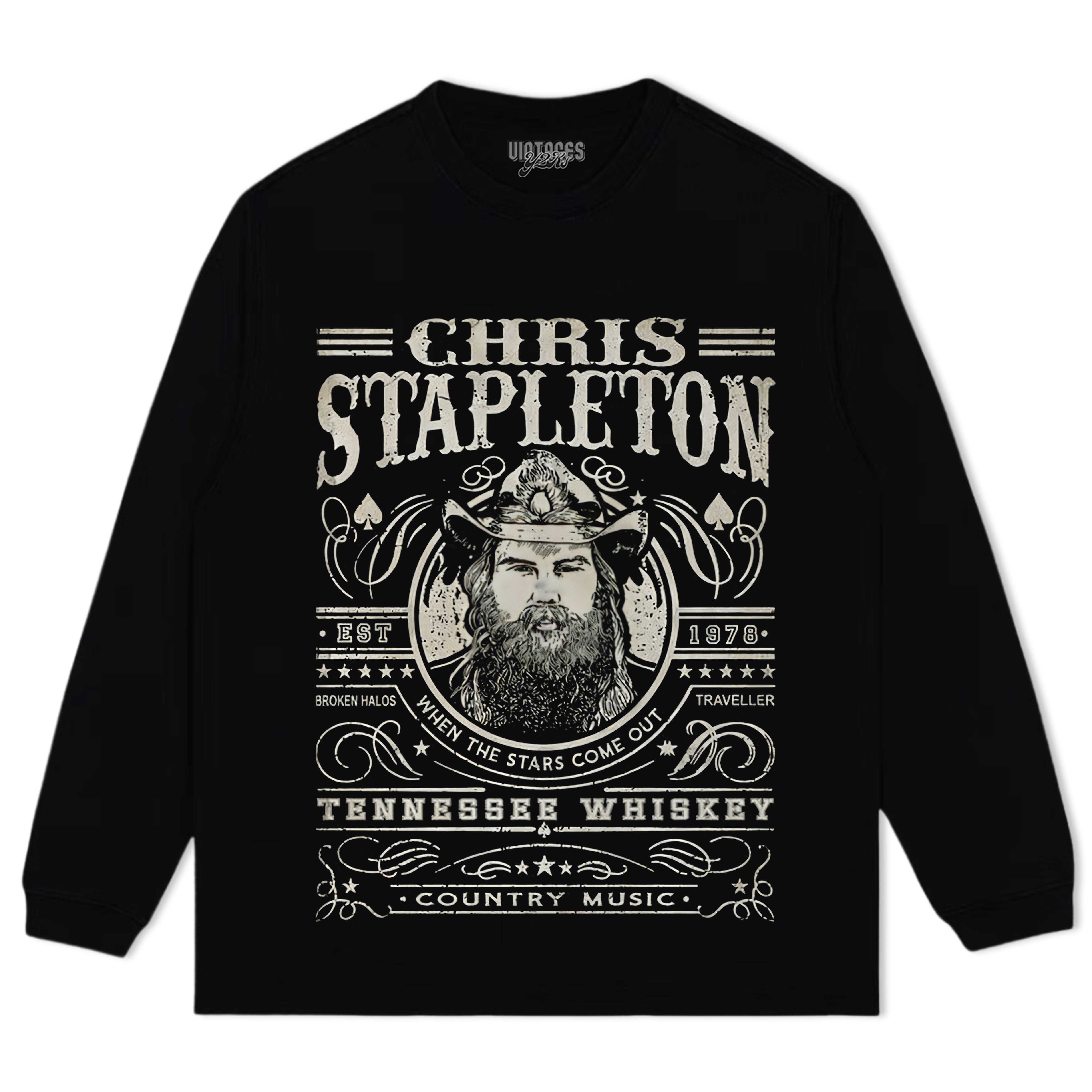 CHRIS WHISKEY STAPLETON VINTAGE TEE & LS & HOODIE