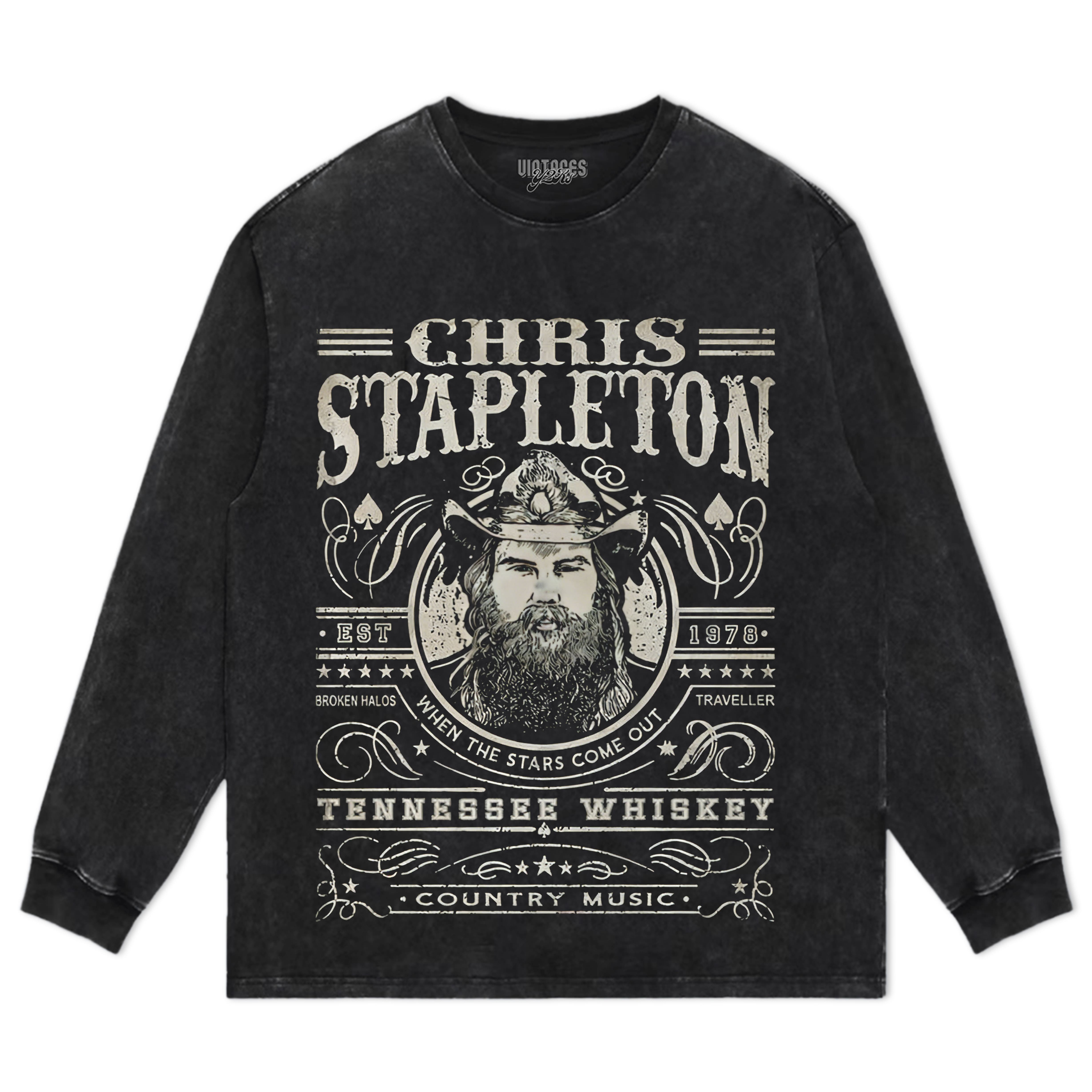 CHRIS WHISKEY STAPLETON VINTAGE TEE & LS & HOODIE