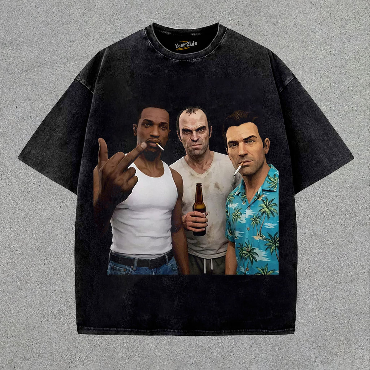 CJ & TREVOR & TOMMY VERCETTI TEE TANK TOP & TEE & LONG SLEEVE & LAYERED LS & HOODIE