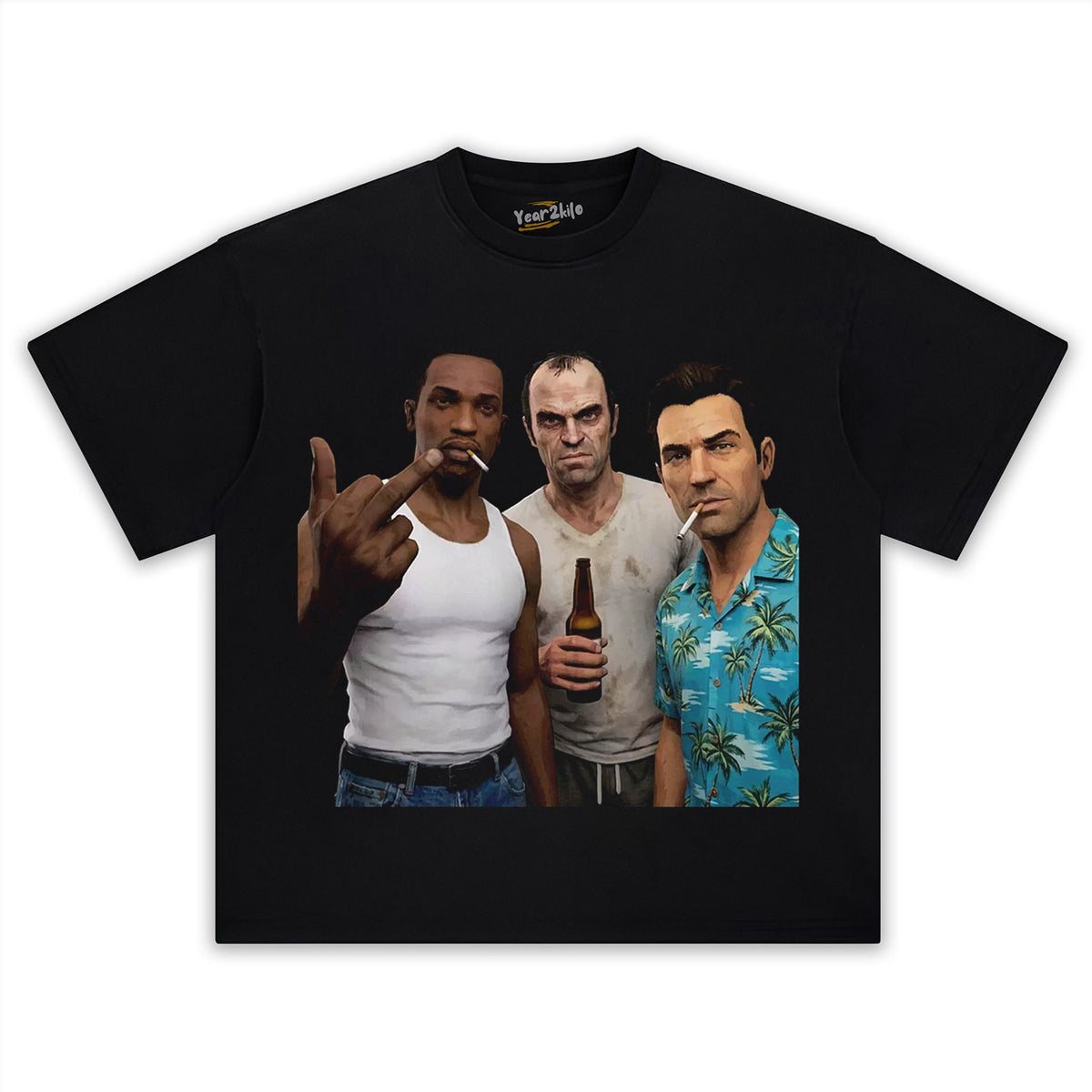 CJ & TREVOR & TOMMY VERCETTI TEE TANK TOP & TEE & LONG SLEEVE & LAYERED LS & HOODIE