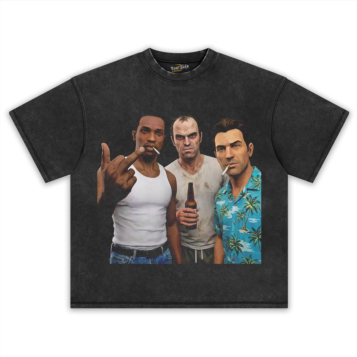 CJ & TREVOR & TOMMY VERCETTI TEE TANK TOP & TEE & LONG SLEEVE & LAYERED LS & HOODIE