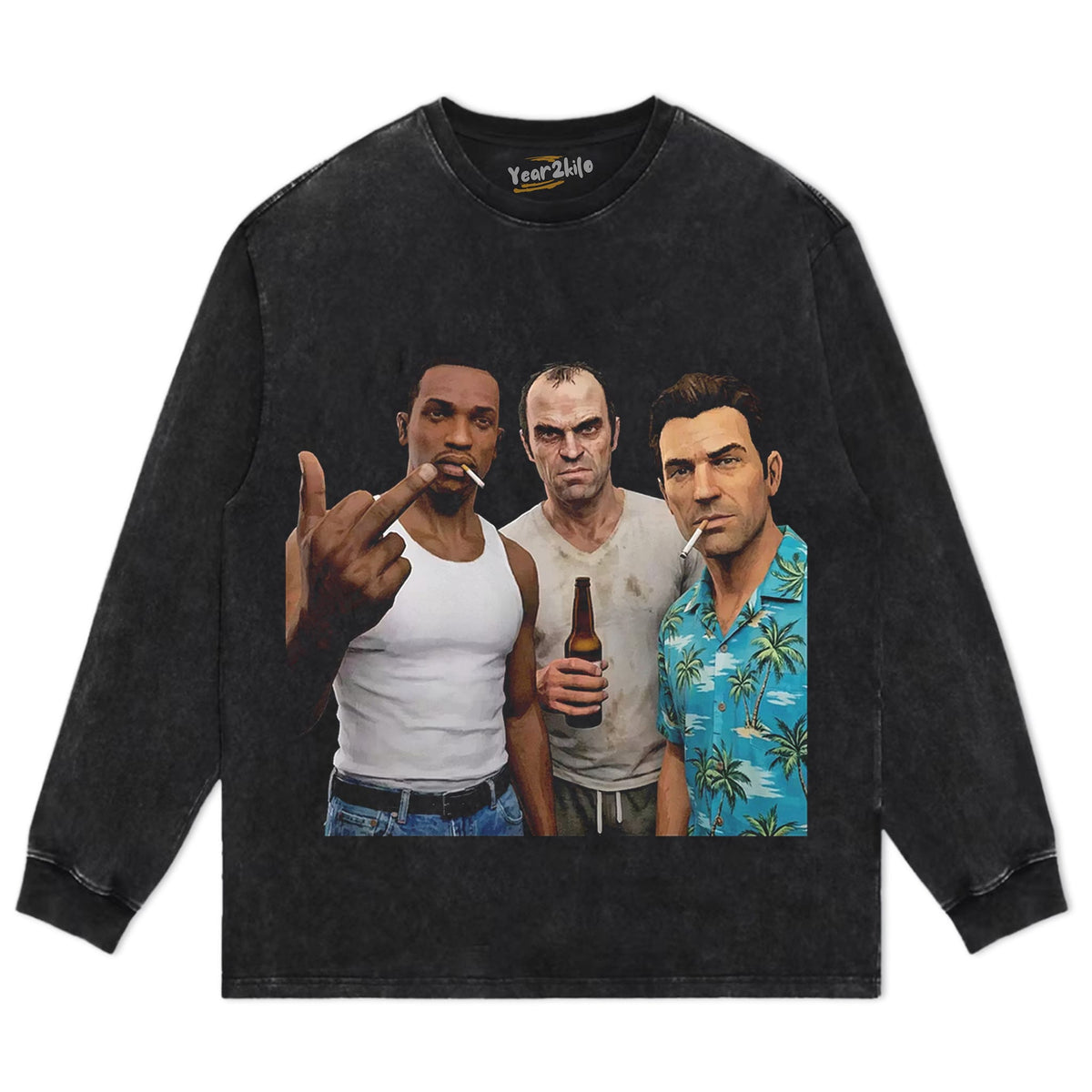 CJ & TREVOR & TOMMY VERCETTI TEE TANK TOP & TEE & LONG SLEEVE & LAYERED LS & HOODIE