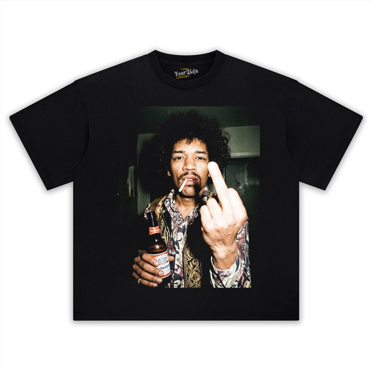 CLASSIC ROCK ICON JIMI HENDRIX GRAPHIC V2 TANK TOP & TEE & LONG SLEEVE & LAYERED LS & HOODIE