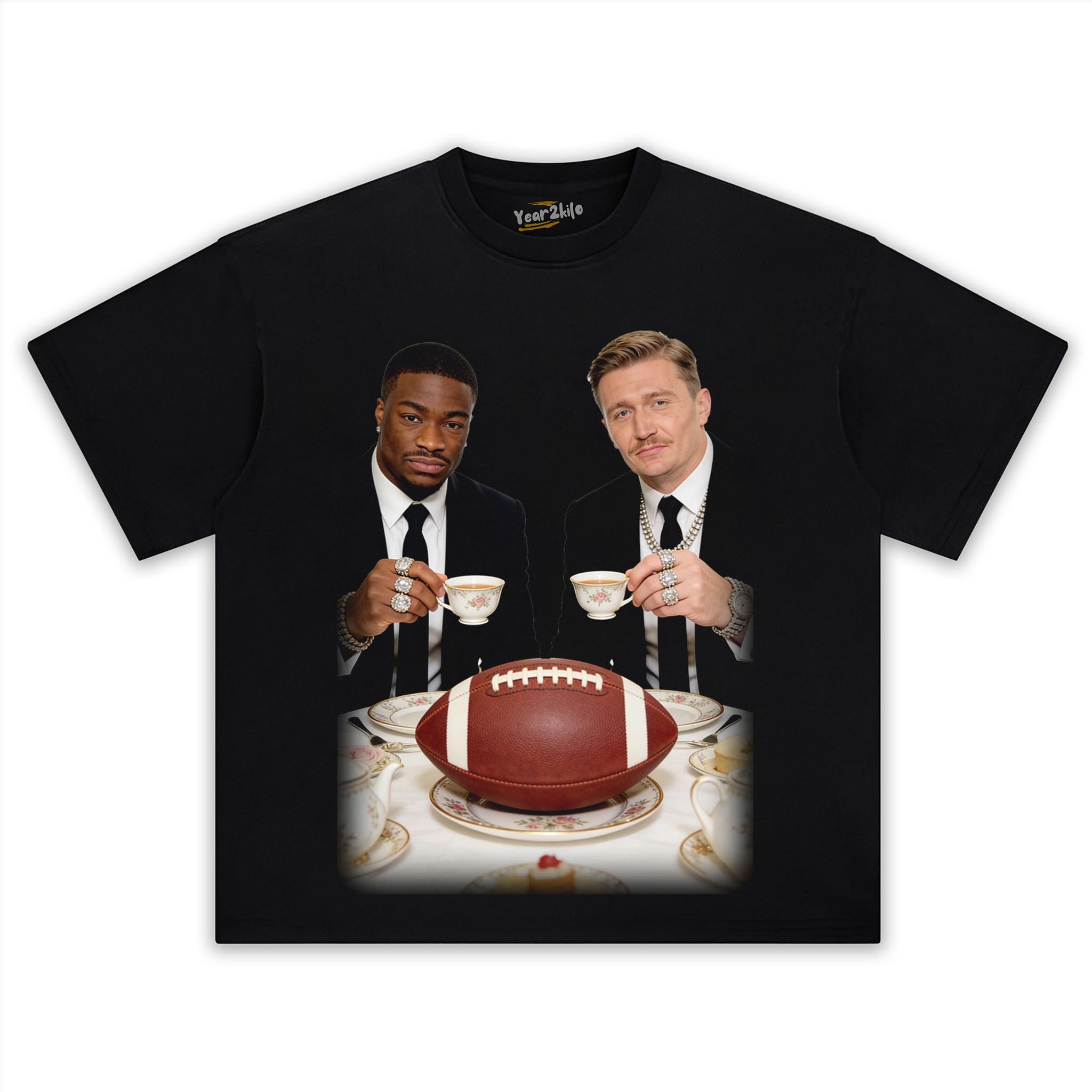 CLASSY FOOTBALL TEA PARTY TANK TOP & TEE & LONG SLEEVE & LAYERED LS & HOODIE