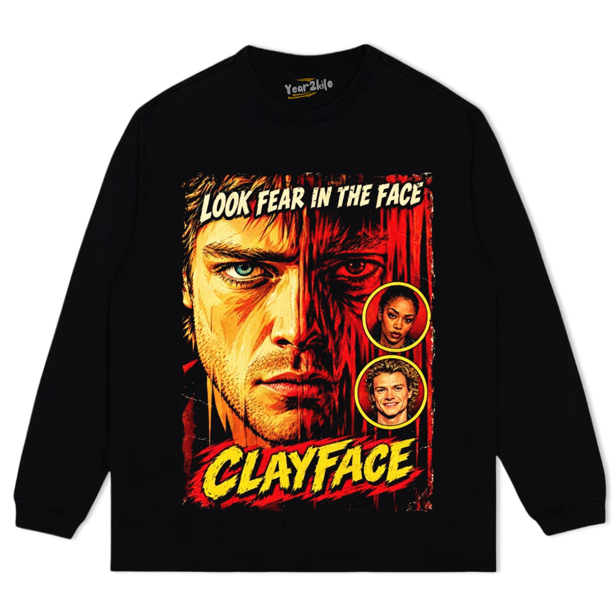 CLAYFACE V3 TANK TOP & TEE & LONG SLEEVE & LAYERED LS & HOODIE