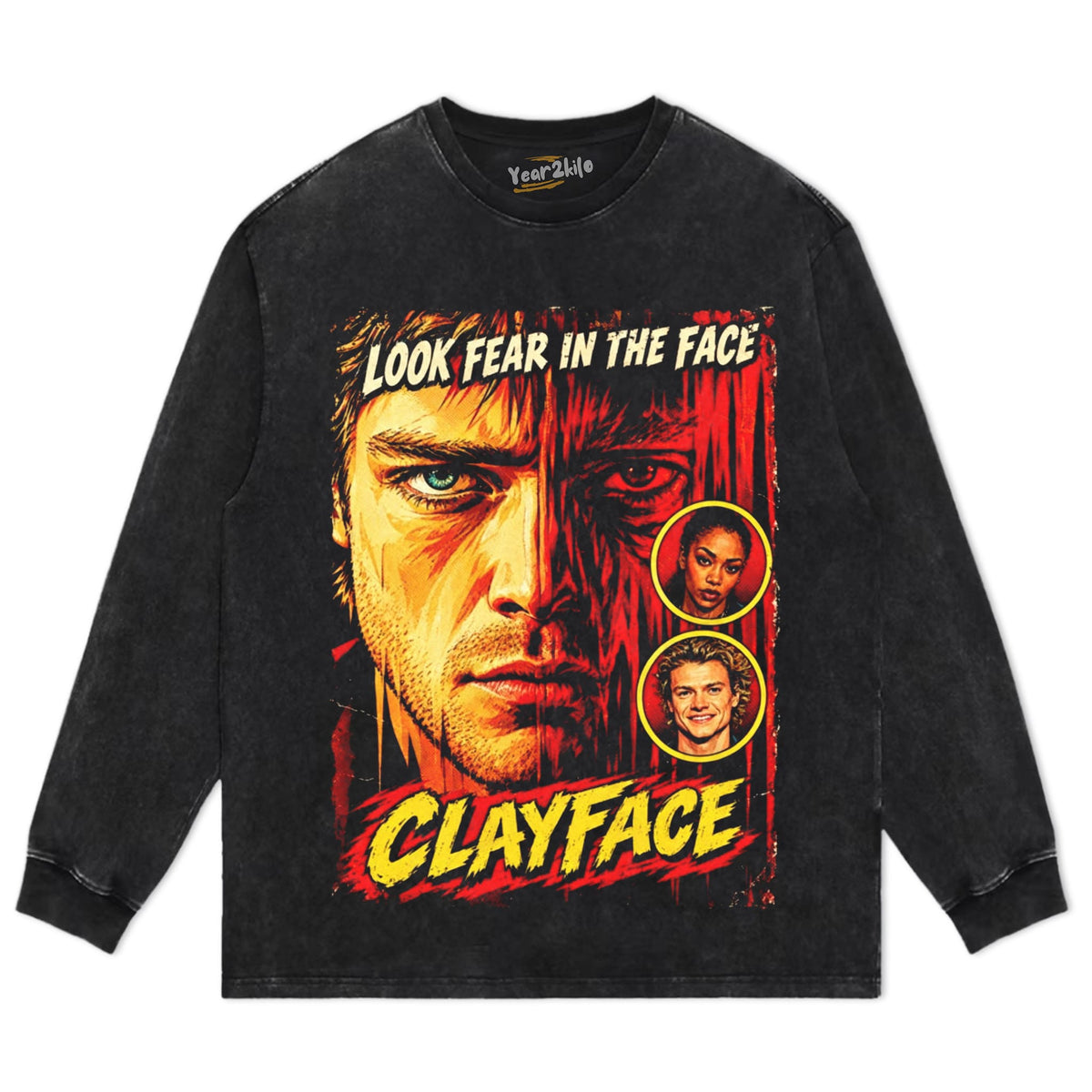 CLAYFACE V3 TANK TOP & TEE & LONG SLEEVE & LAYERED LS & HOODIE