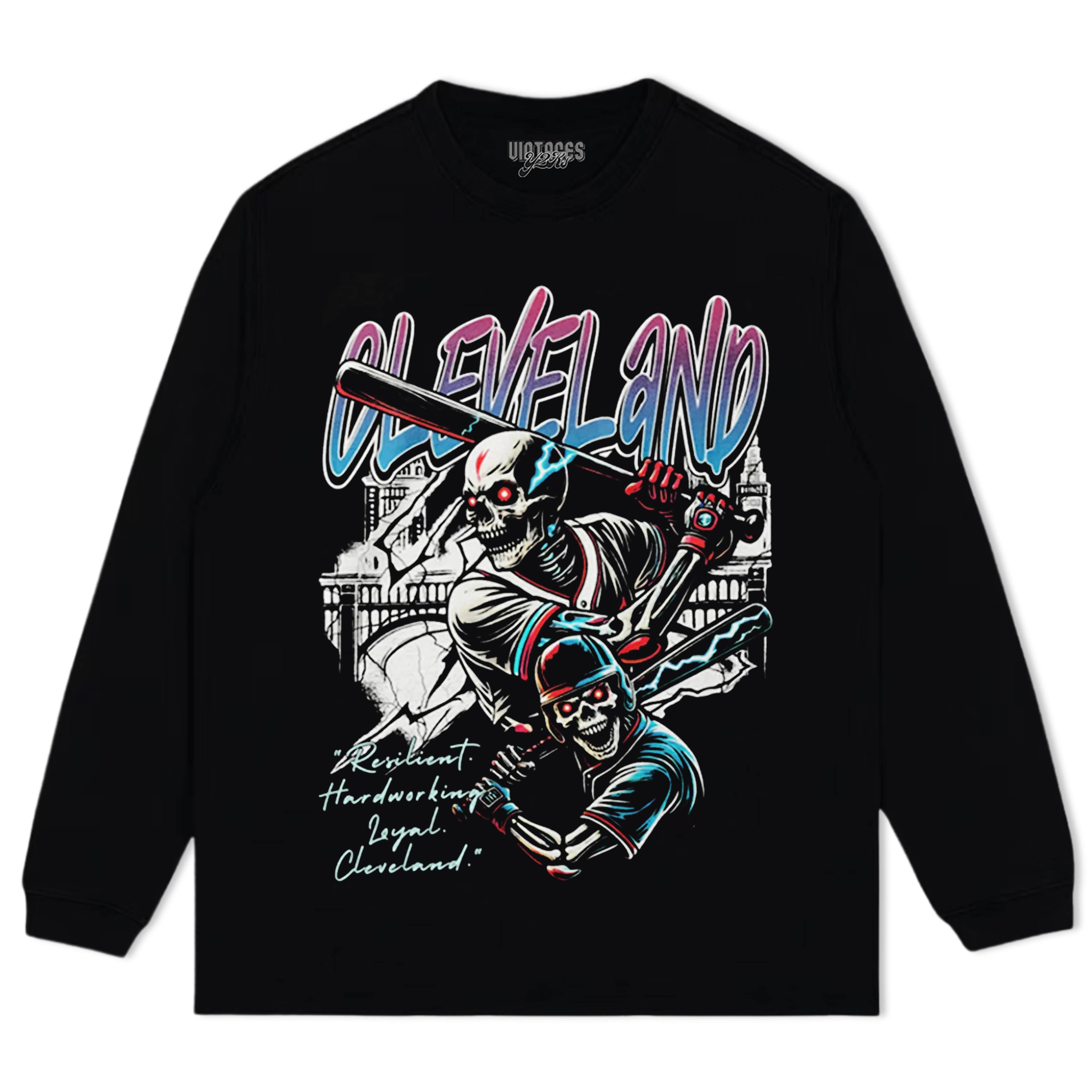 CLEVELAND BASEBALL TEE & LS & HOODIE